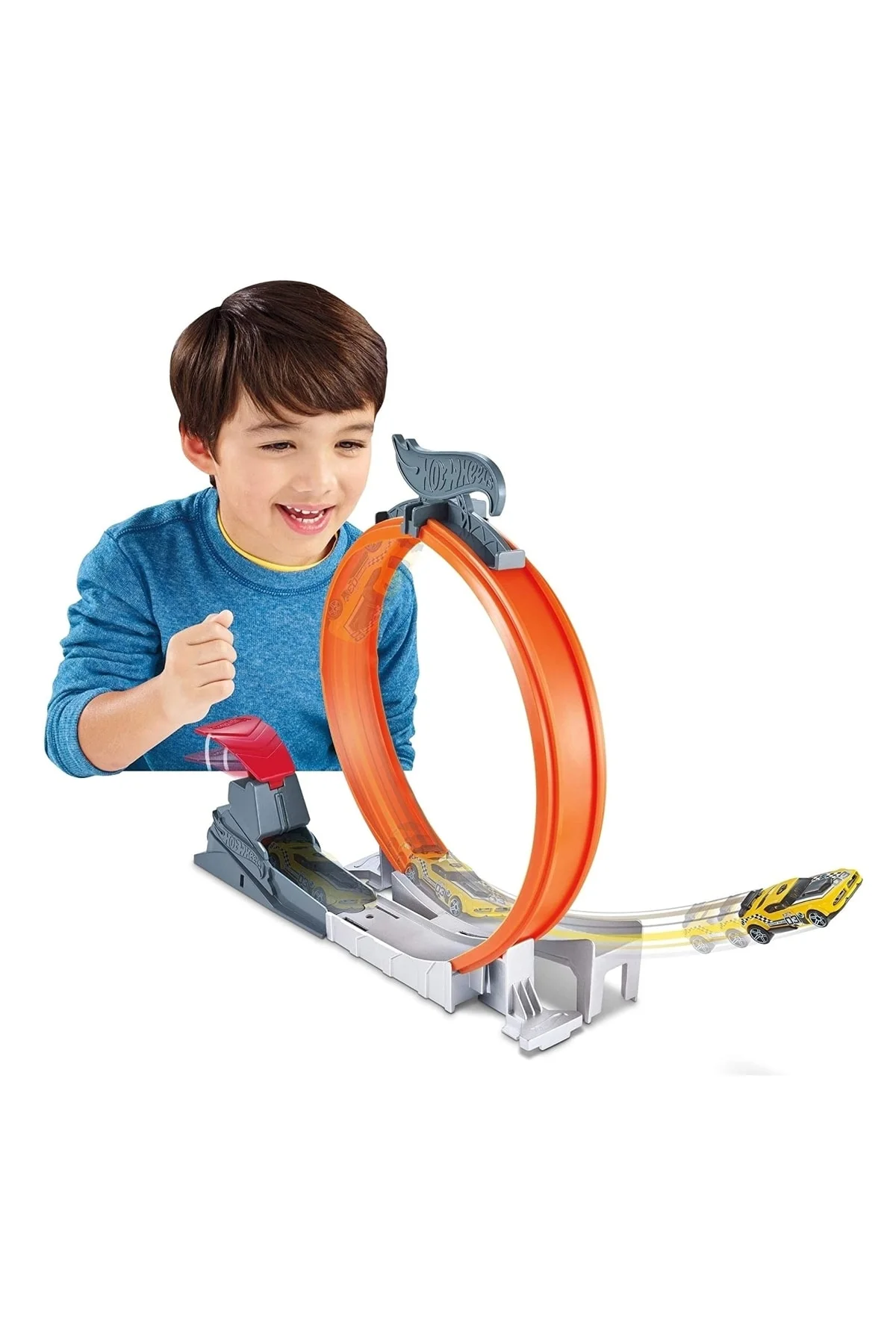 Fırlatma Rampası Hotwheels Action Set Akrobasi Atlayış Yuvarlak Pisti Oyuncak Araba Seti Loop Star - HOT WHEELS Görsel 4