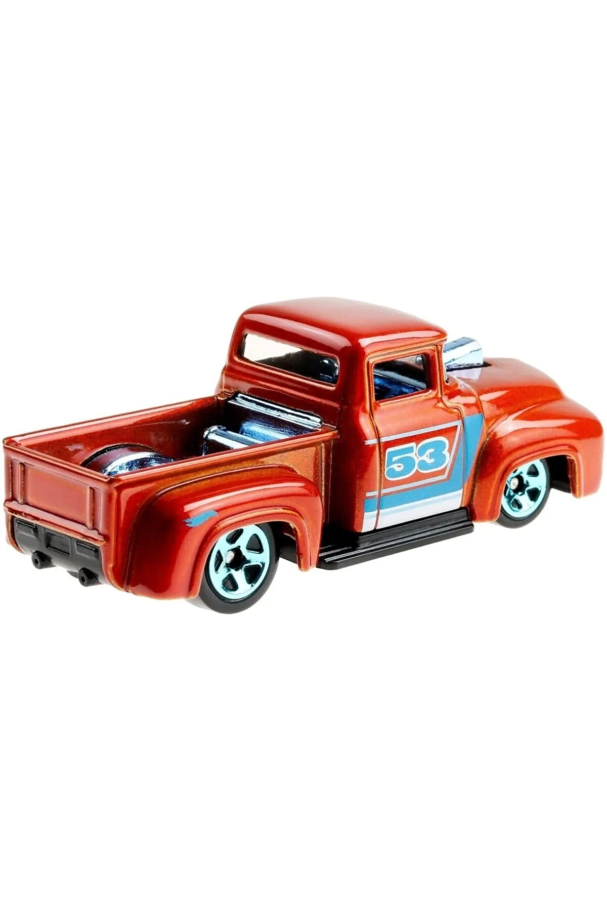 - Mavi Ve Parlak Arabalar - Custom '56 Truck - HOT WHEELS Görsel 3