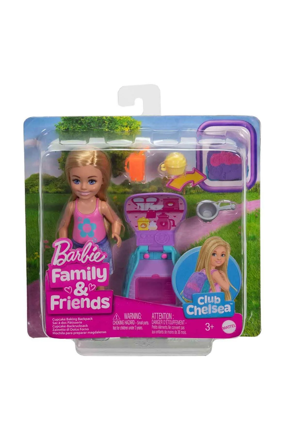 Chelsea Sırt Çantası Olabilen Cupcake Oyun Seti JBF46 - Barbie Görsel 4