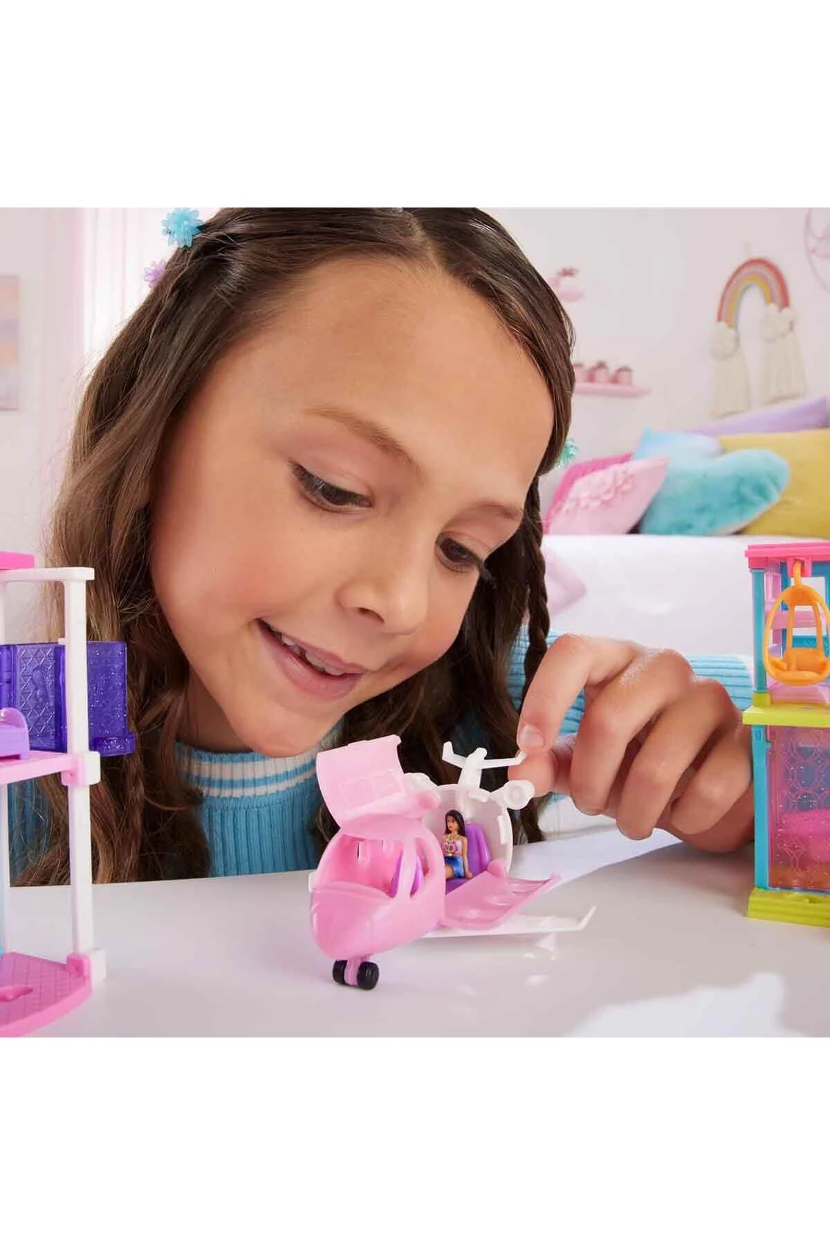 Mini Barbieland Aracı HYF38 - Uçak Hyf40 - Barbie Görsel 4