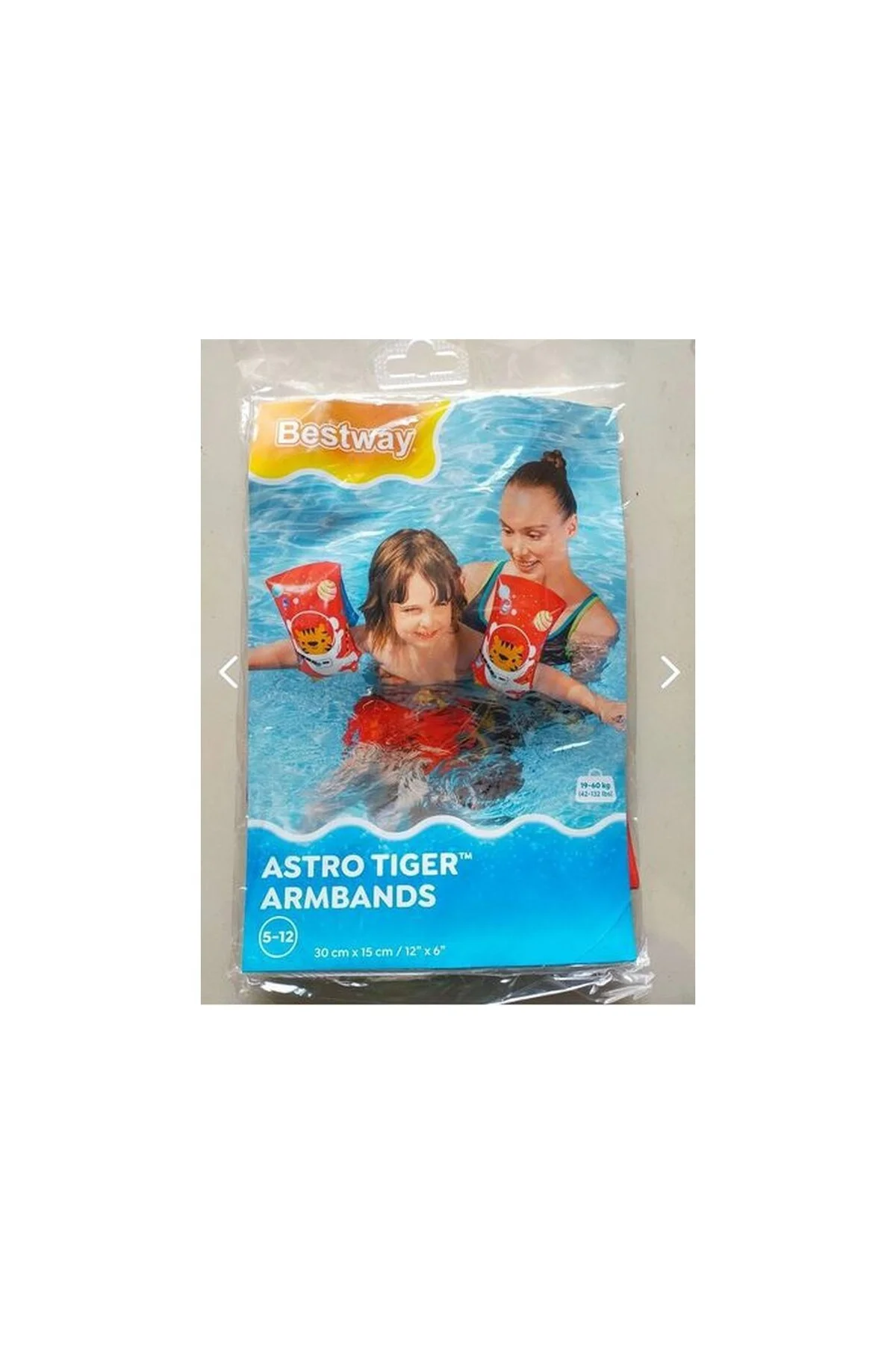 Kaplan Çocuk Şişme Kolluk 30X15 cm Kırmızı 5-12 Yaş - BESTWAY Görsel 2