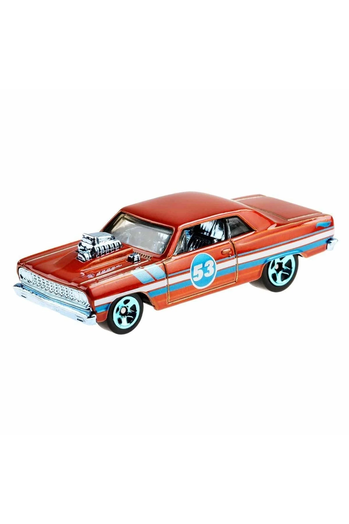 Hot Wheels Mavi Ve Parlak Arabalar 64 Chevy Chevelle Ss Grr36 Uyumlu - mattel Görsel 2