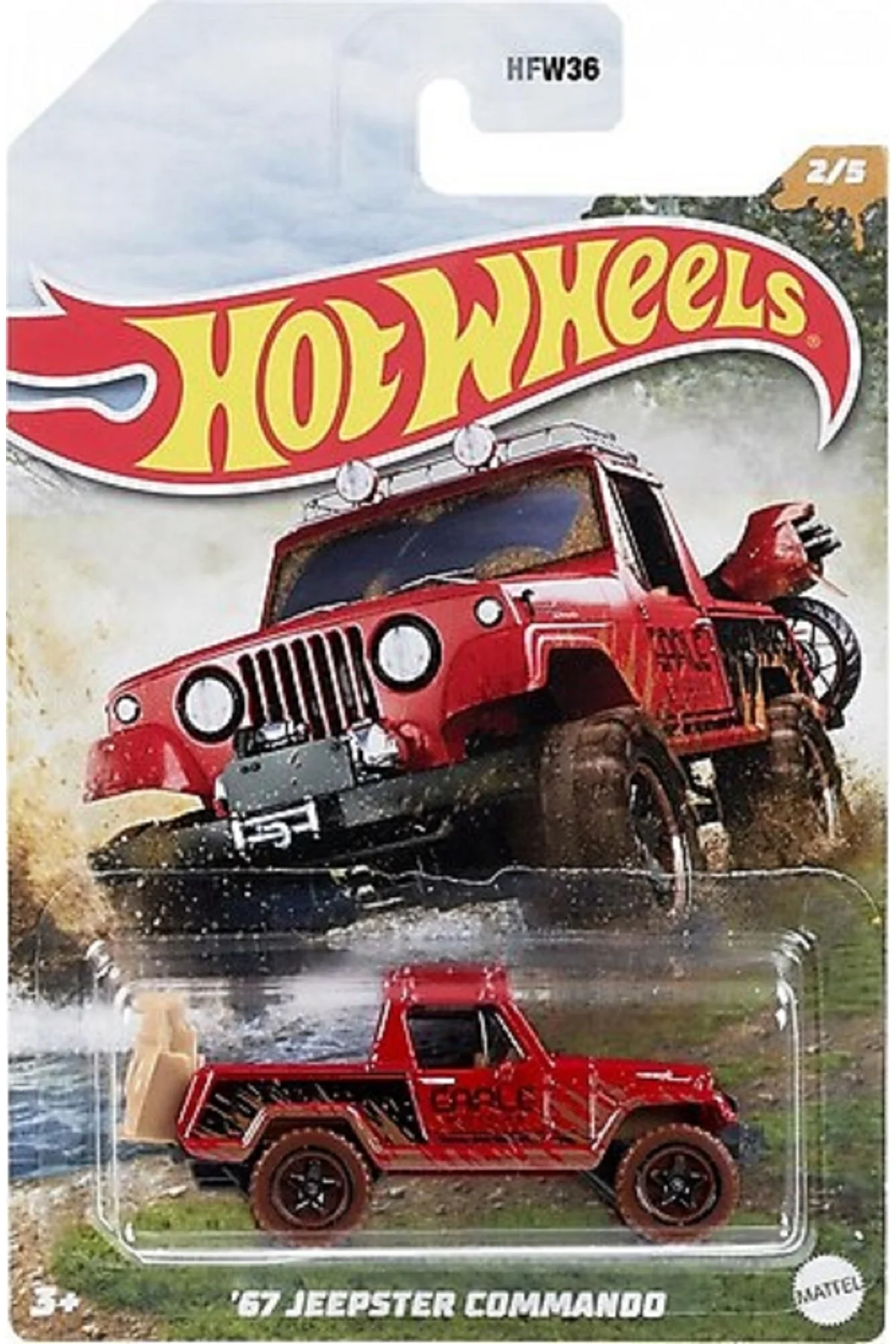 Jeepster Commando Off Road Metal Oyuncak Araba Die Cast Hotwheels Uzun Kartonet Diecast Mattel Jeep