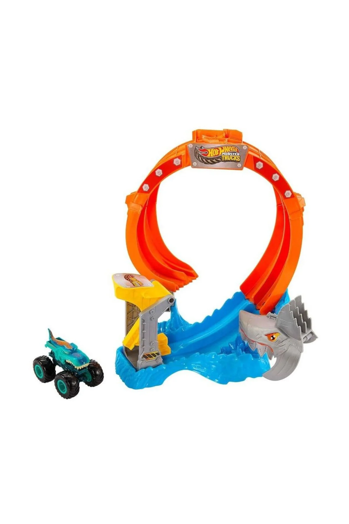 Monster Trucks Köpekbalığı Oyun Seti JFR08 - HOT WHEELS Görsel 4