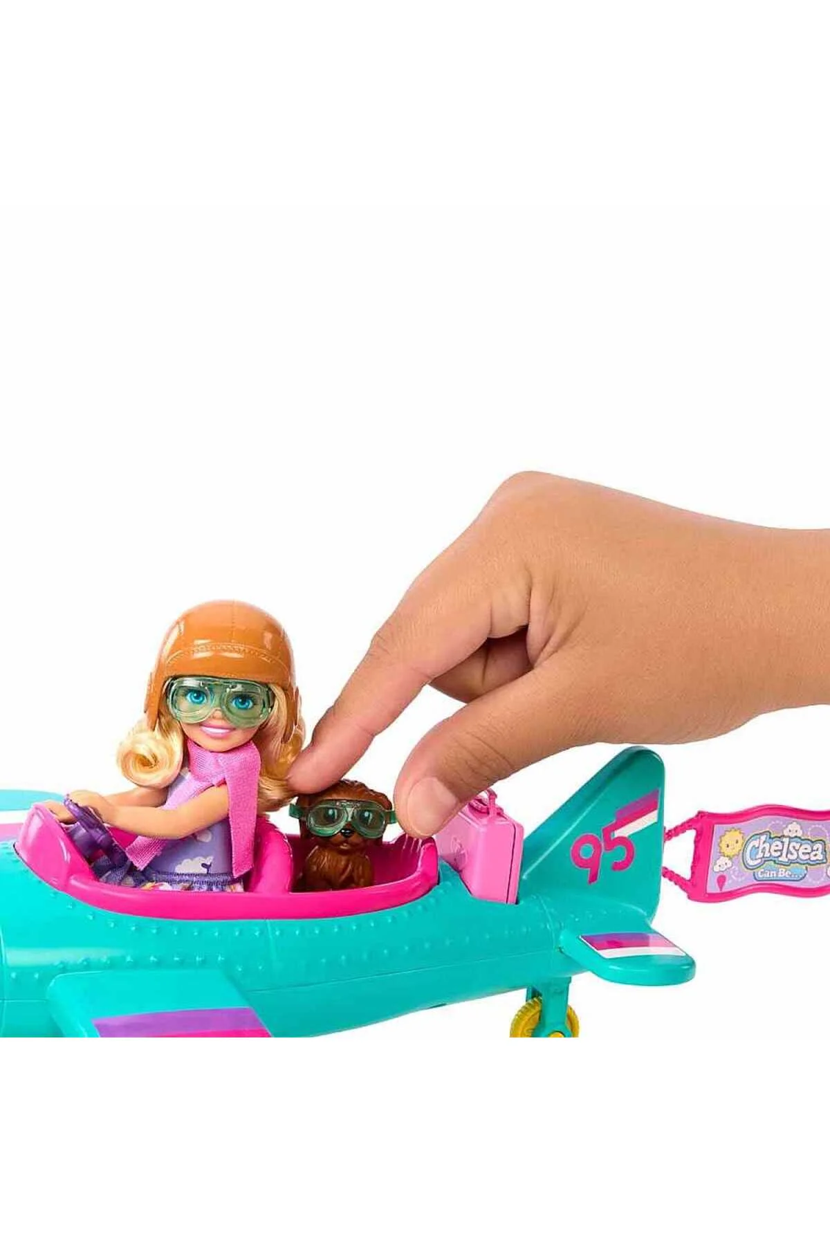 Chelseanin Pervaneli Mini Uçağı Oyun Seti Htk38 - Barbie Görsel 3