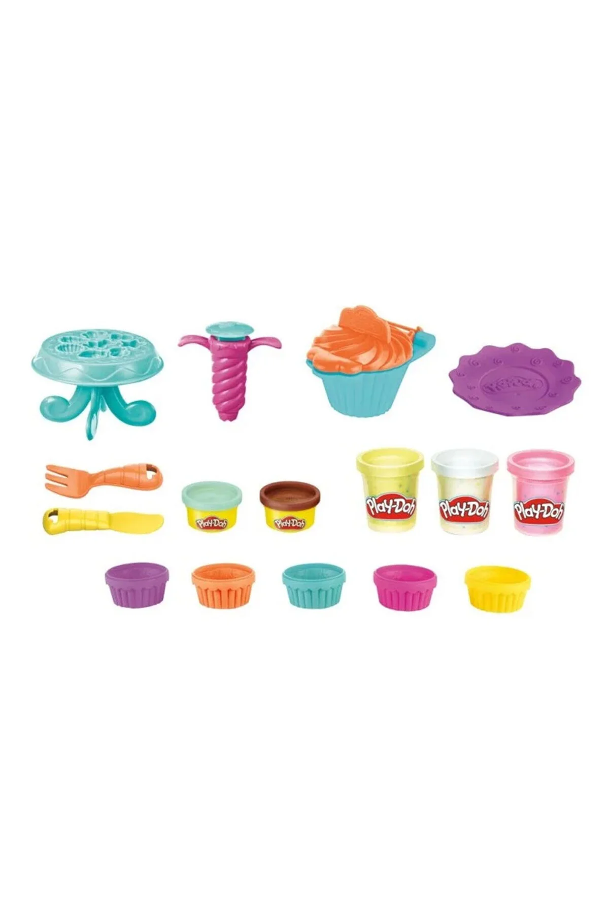 Play-doh Eğlenceli Mutfağım Oyun Seti Confetti Cupcakes E7253-f2929 - Play Doh Görsel 2