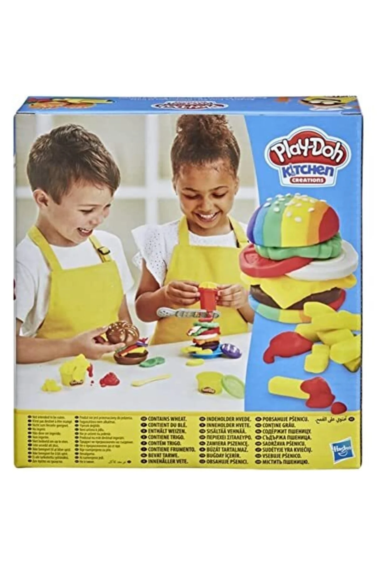 Play-doh Mutfak Atölyesi Hamburger Ve Patates Kızartması Oyun Hamuru Seti - Play Doh Görsel 3