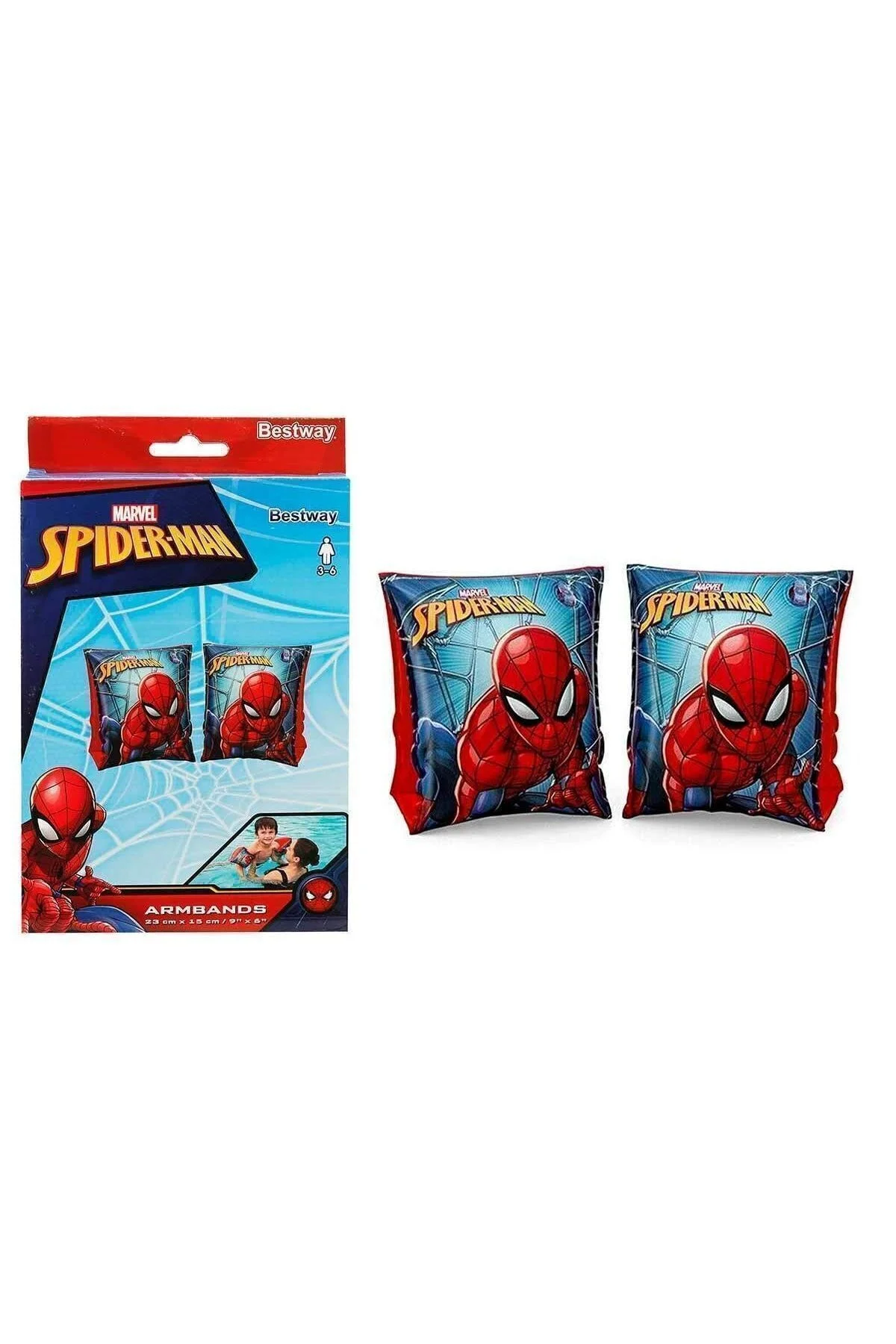 Spiderman Şişme Kolluk - BESTWAY Görsel 3