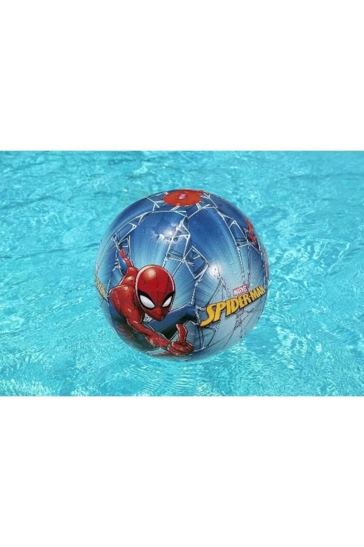 2+ yaş Spiderman Havuz Deniz Plaj Topu Örümcek Adam 51 cm - TURKAFONE Görsel 8