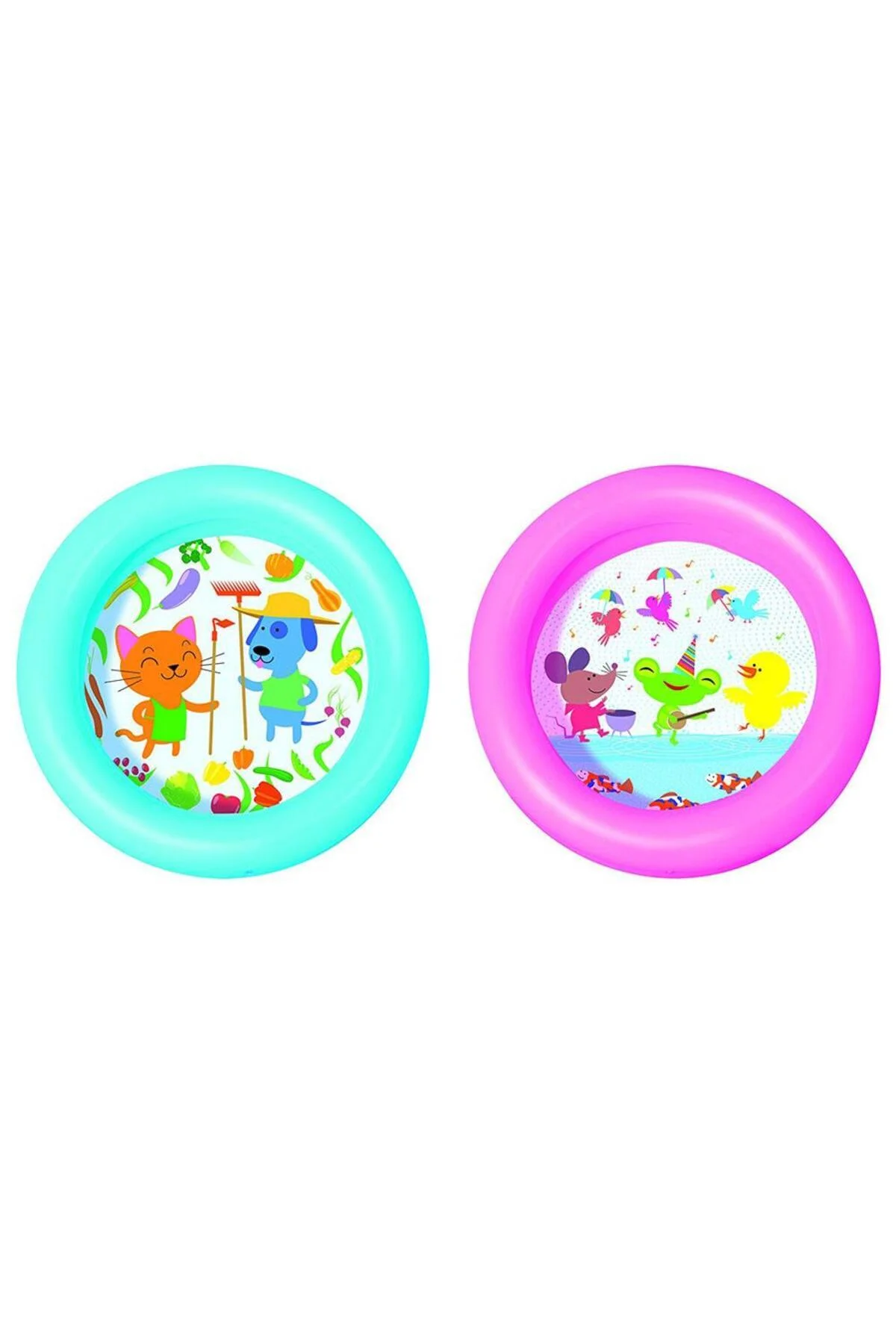 2 Boğum Desenli Zeminli Çocuk Havuzu, (61X15 CM) 51061 - BESTWAY Görsel 3