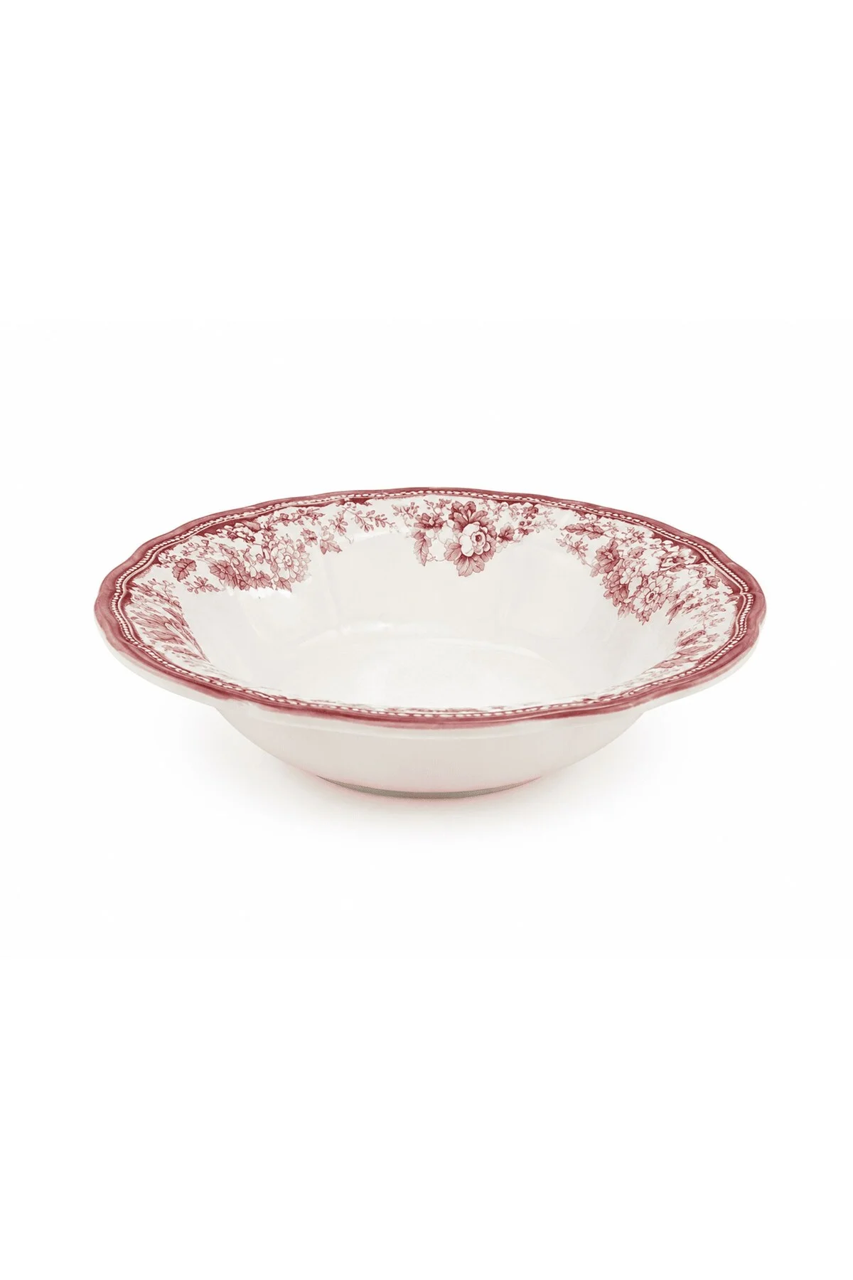 Porselen Velour Maroon Fulya Bowl Kase 26cm Tekli - PORSER Görsel 2
