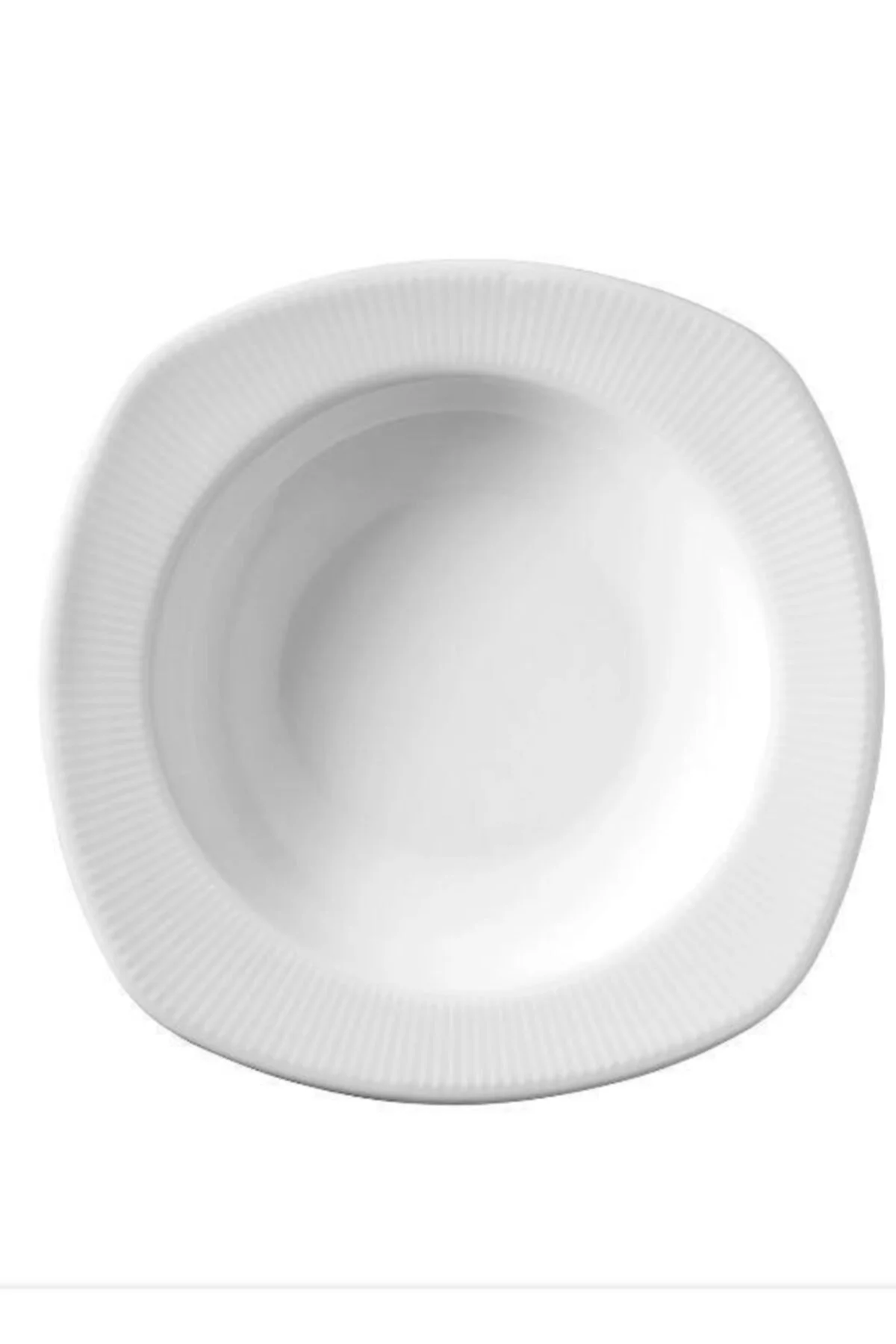 Cisil 22 Cm Çukur Tabak Dekorsuz - Kütahya Porselen Görsel 2