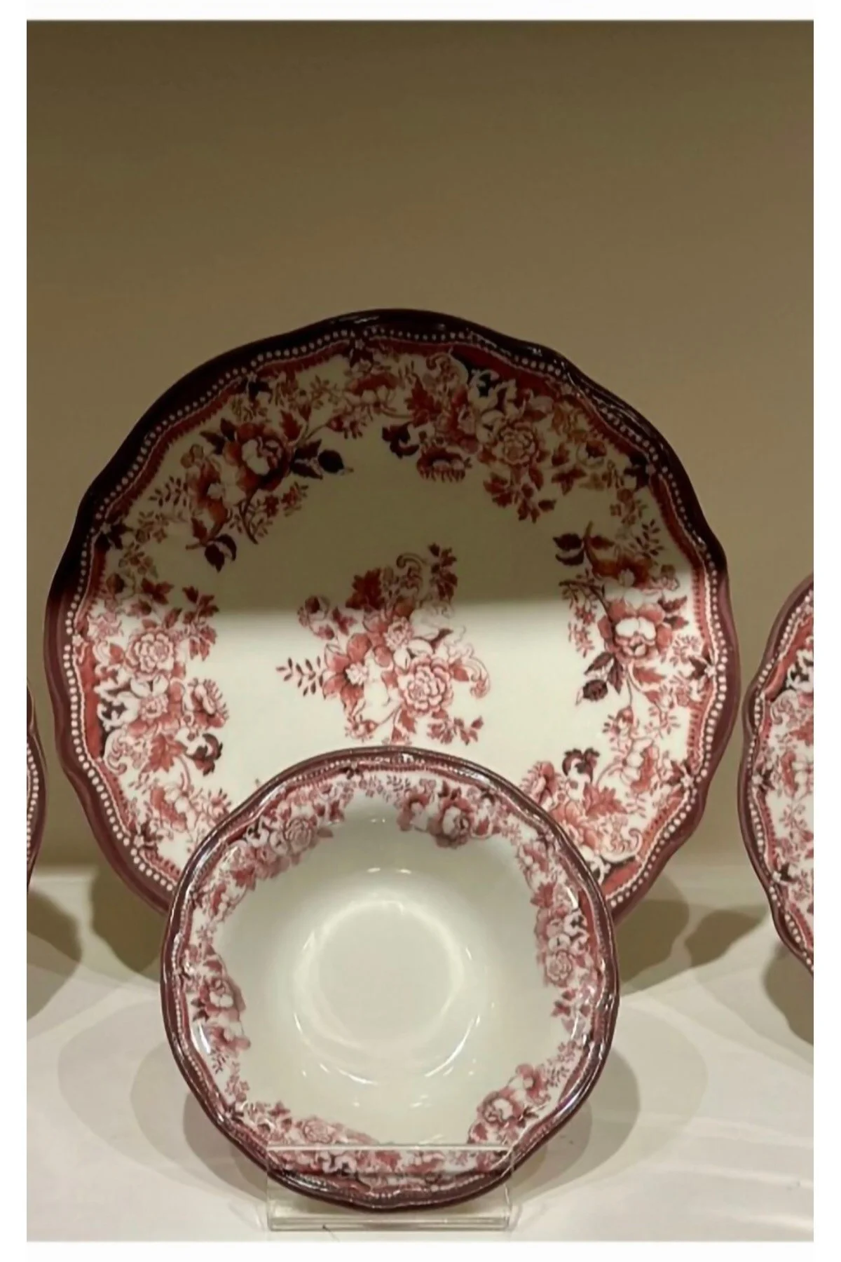 Tabak Evi Porselen Kadife Yemek Takımı Kestane 6 Kişilik 24 Parça - tabakevi Görsel 4