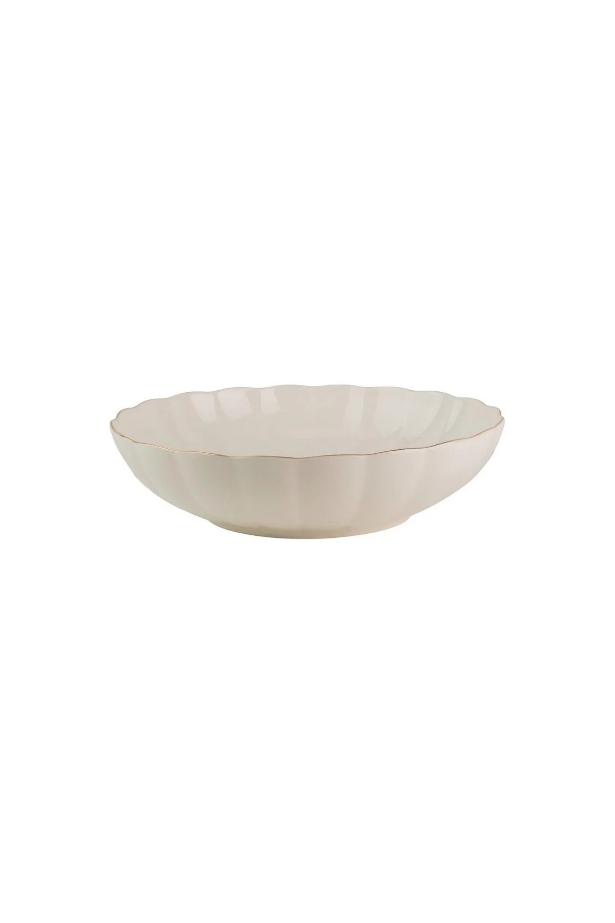 Bone Luz Altın Yaldzlı Bowl Kase 25x6cm 2000ml 6 lı BNLZF25KS00 - Kütahya Porselen Görsel 6