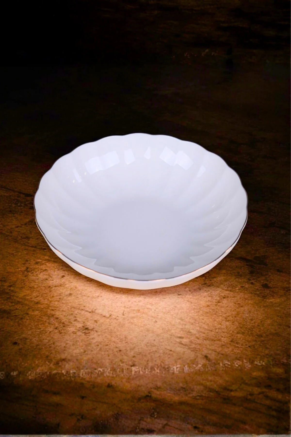 Bone Luz Altın Yaldzlı Bowl Kase 25x6cm 2000ml 4 lü BNLZF25KS00 - Kütahya Porselen Görsel 3