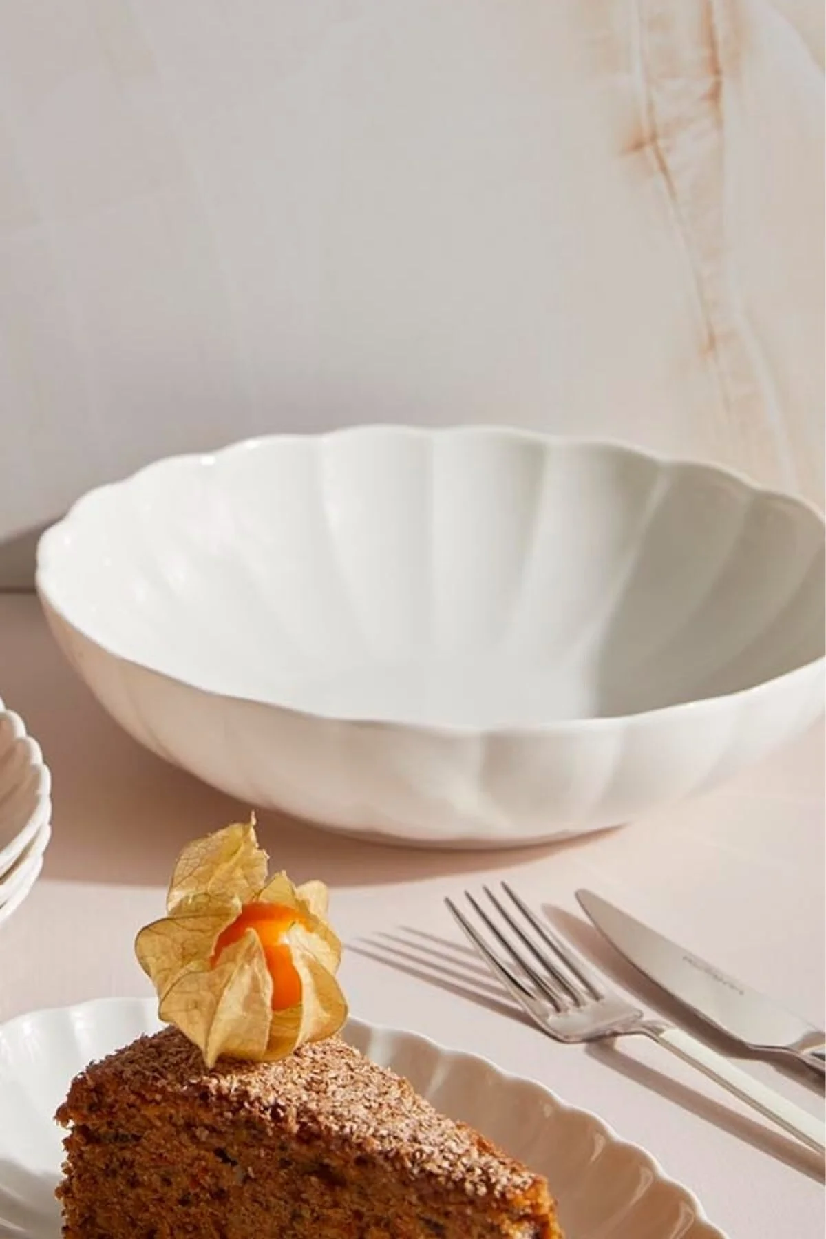 Bone Luz Krem Bowl Kase 25x6cm 2000ml 6 lı BNLZF25KS00 - Kütahya Porselen Görsel 2