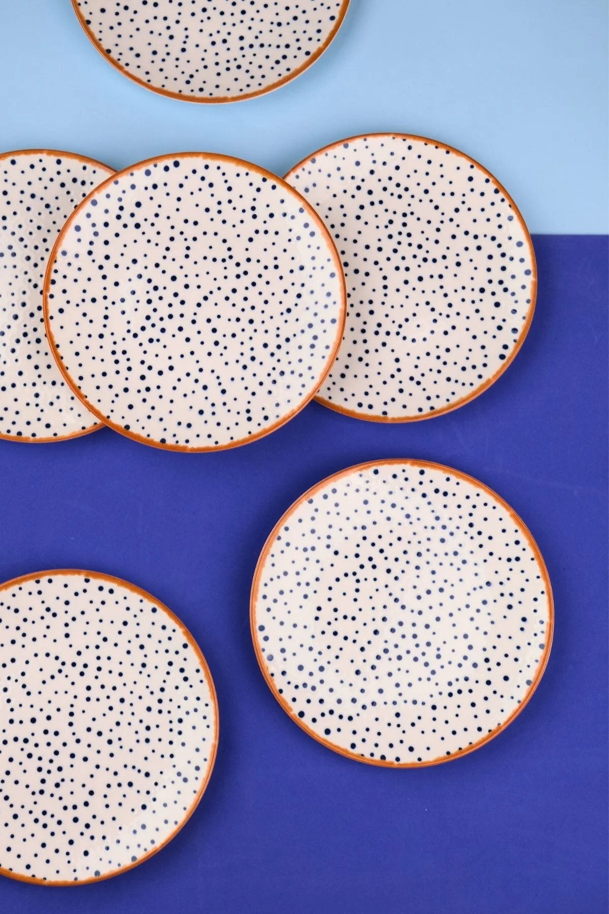 Tabak Evi Porselen Spotty Pasta Tabağı 19,50cm SP1 6 Kişilik 6 Parça - tabakevi Görsel 2