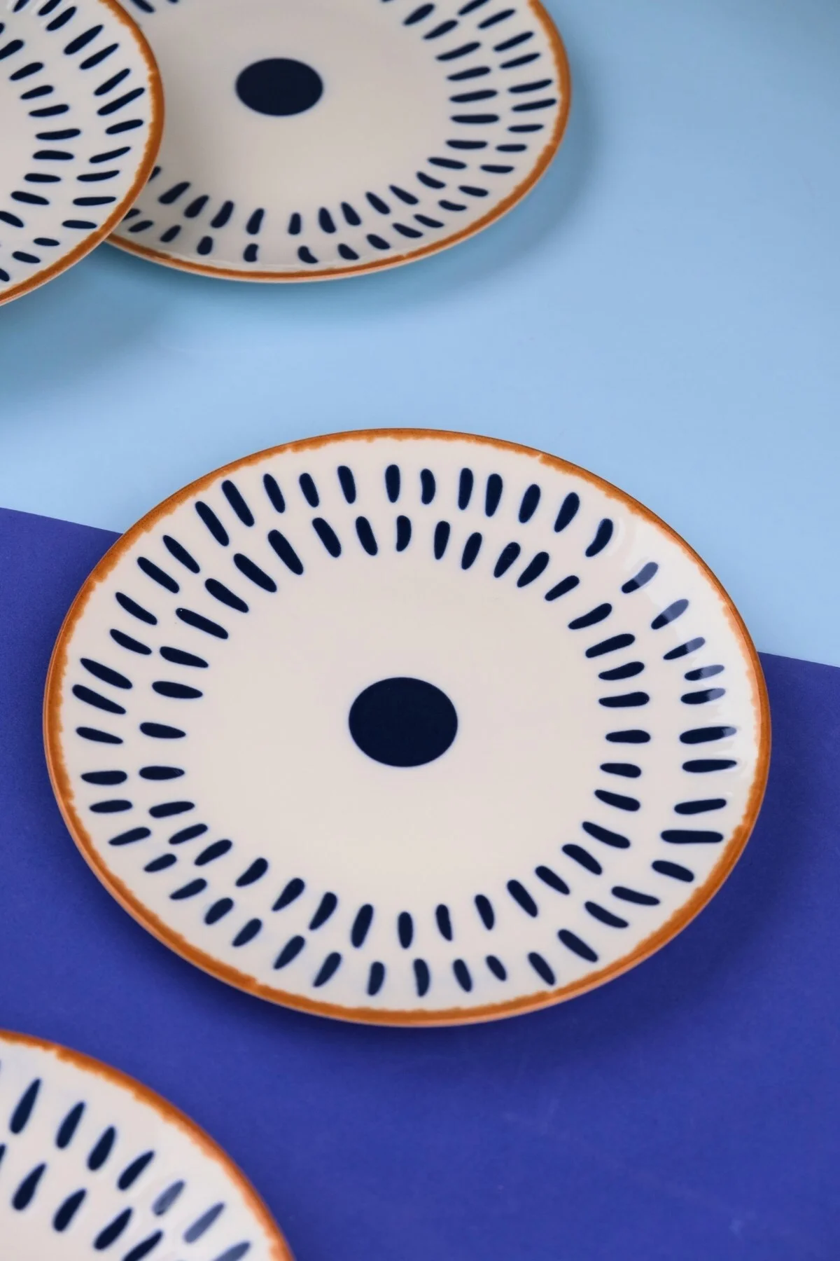 Tabak Evi Porselen Spotty Pasta Tabağı 19,50cm SP3 6 Kişilik 6 Parça - tabakevi Görsel 6