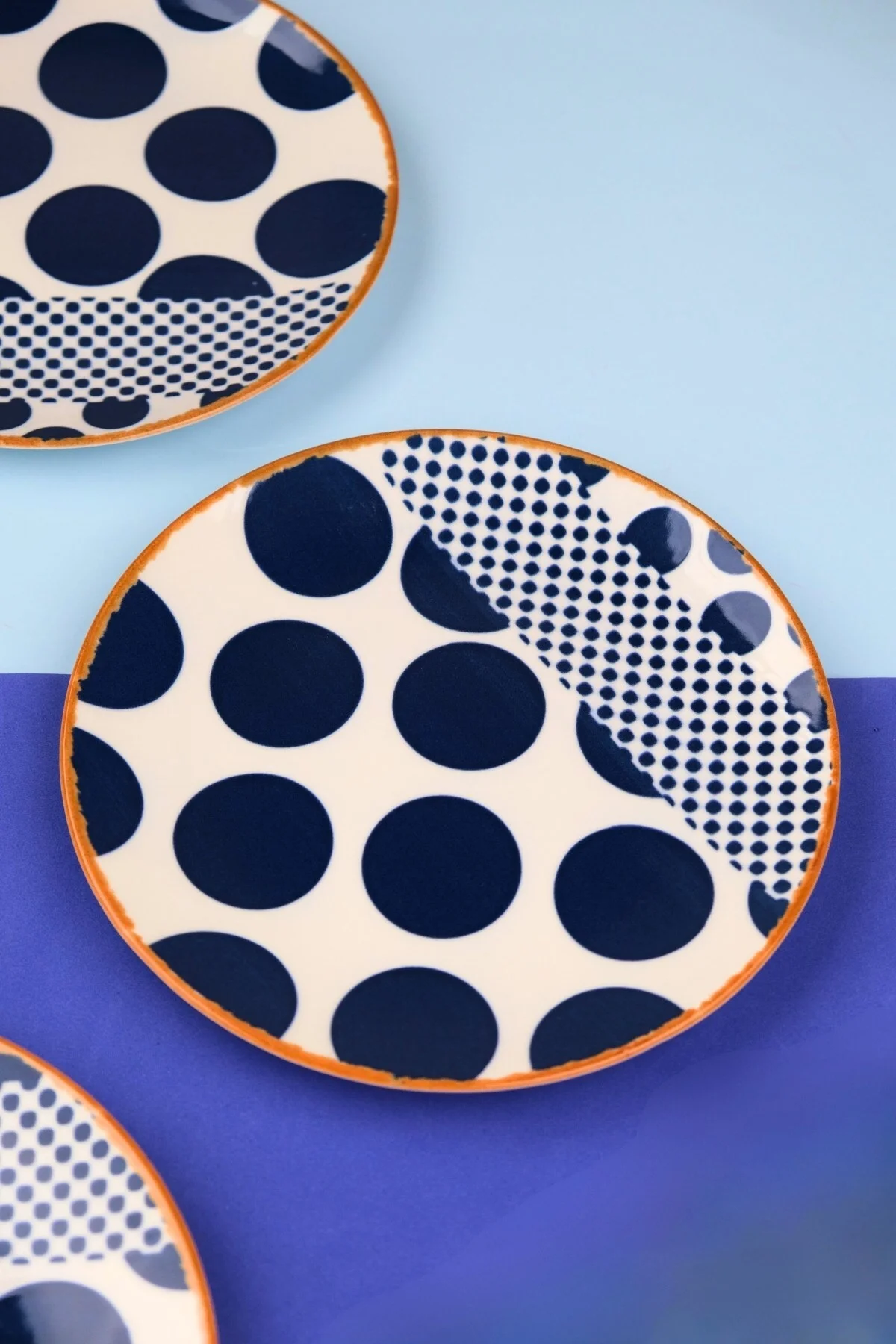 Tabak Evi Porselen Spotty Pasta Tabağı 19,50cm SP2 6 Kişilik 6 Parça - tabakevi Görsel 5