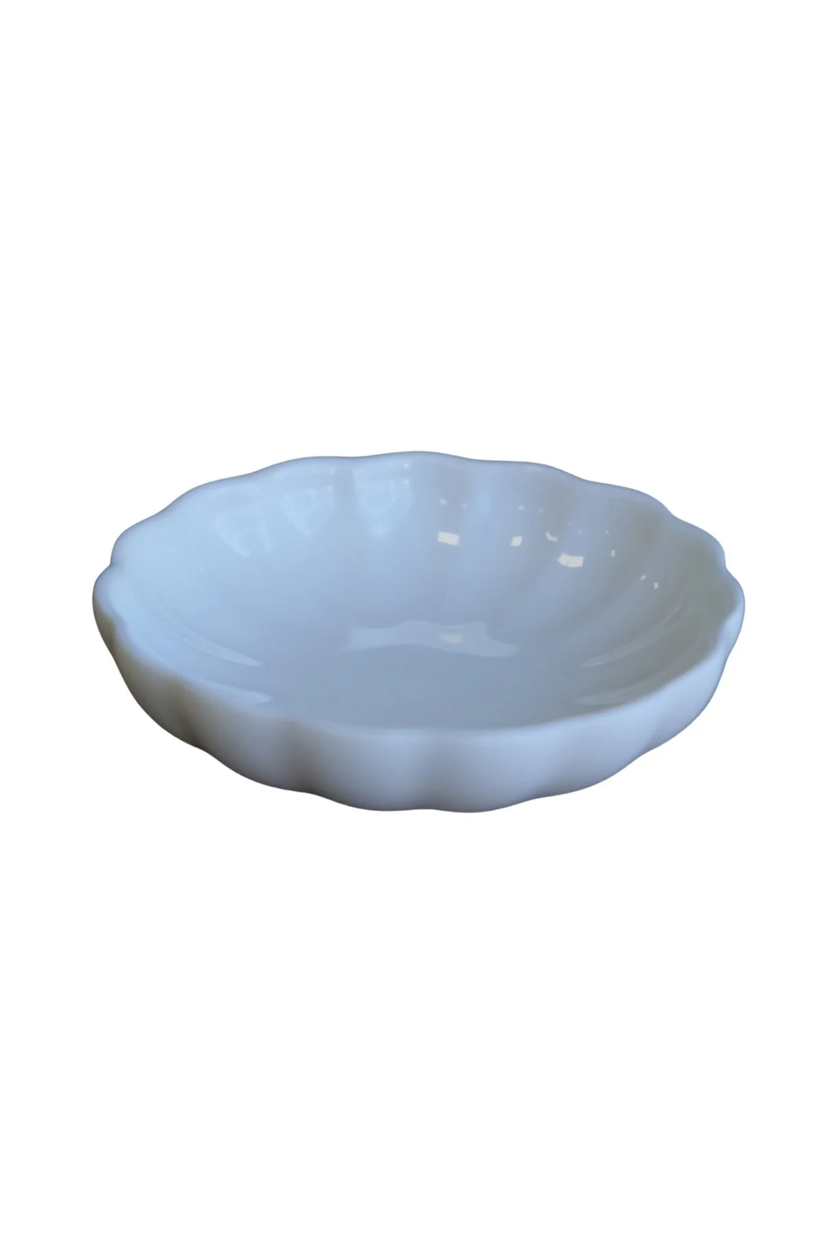 Bone Luz Krem Kase 8cm Tekli BNLZF08KS00 - Kütahya Porselen Görsel 2