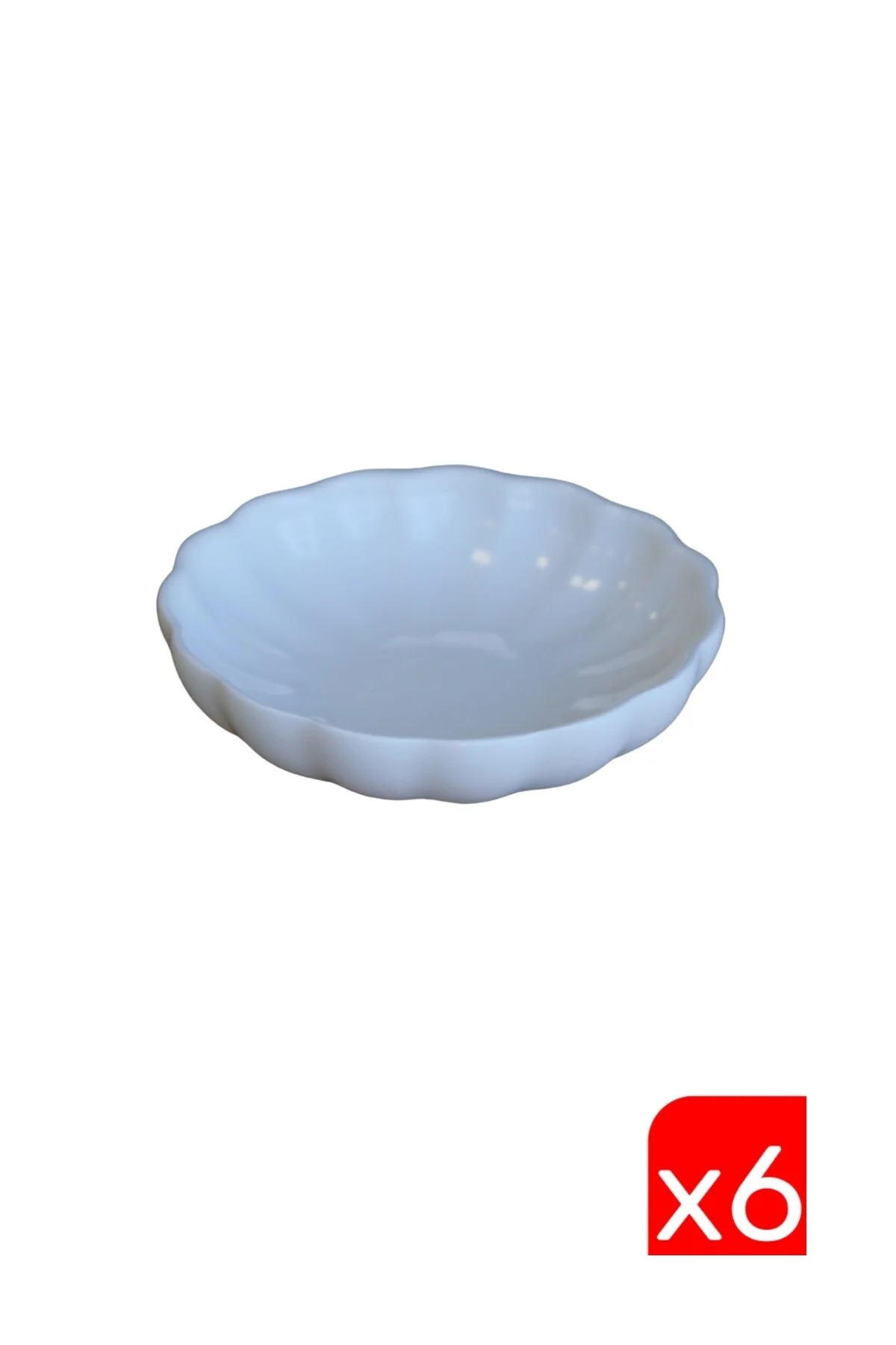 Bone Luz Krem Kase 8cm 6 lı BNLZF08KS00 - Kütahya Porselen Görsel 3