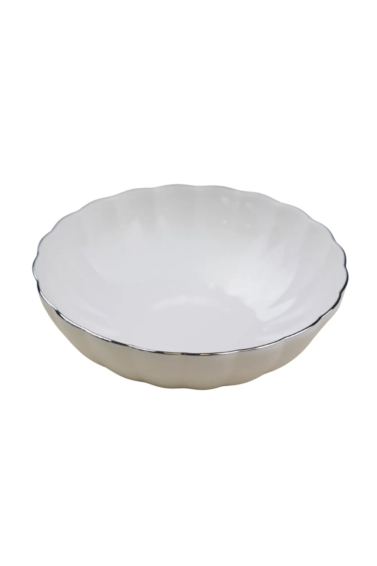 Bone Luz Platin Fileli Çorba Kasesi 15cm 2 li - Kütahya Porselen Görsel 2
