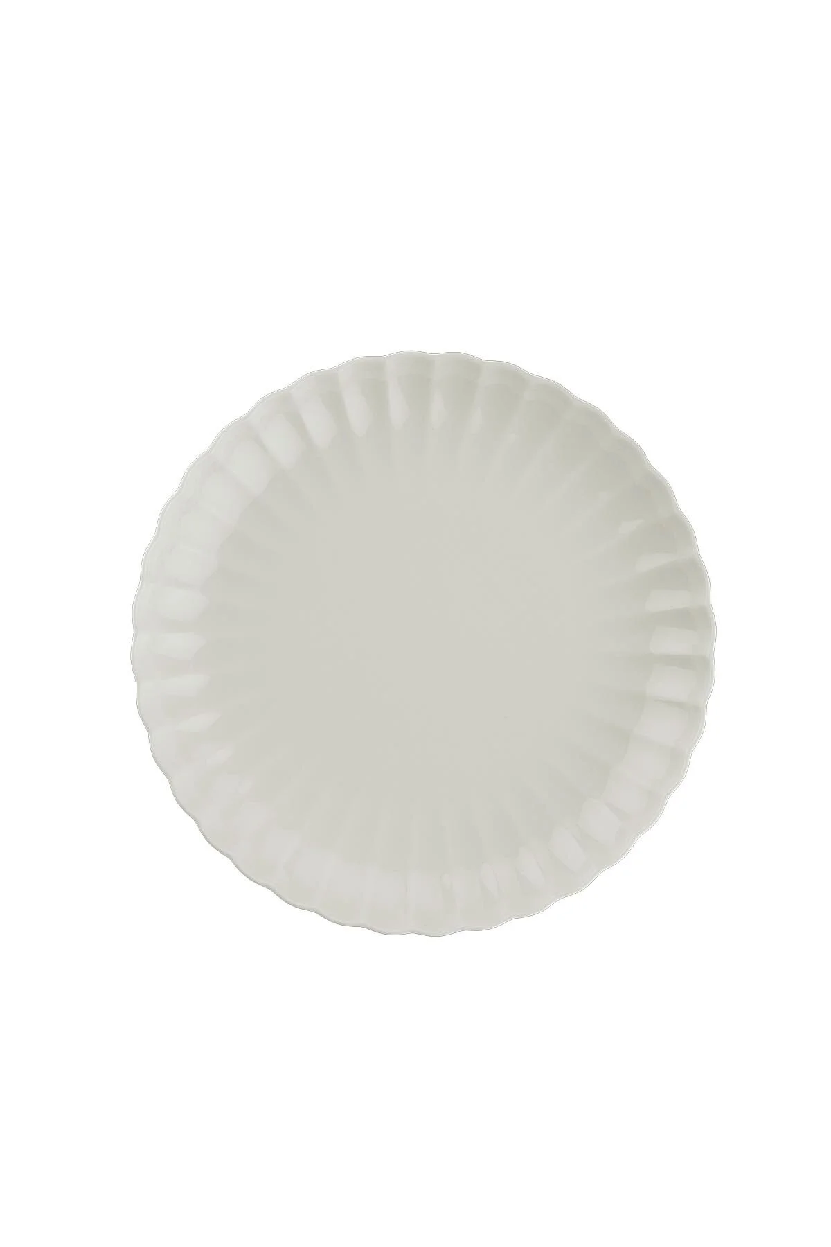 Bone Luz Krem Servis Tabağı 27cm 6 lı - Kütahya Porselen Görsel 2