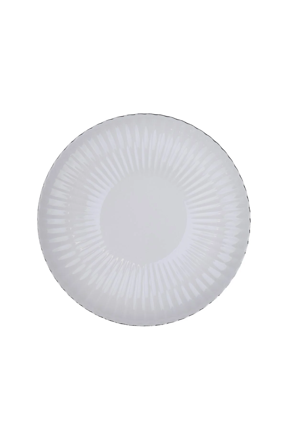 Bone Luz Platin Fileli Servis Tabağı 27cm 2 li - Kütahya Porselen Görsel 2