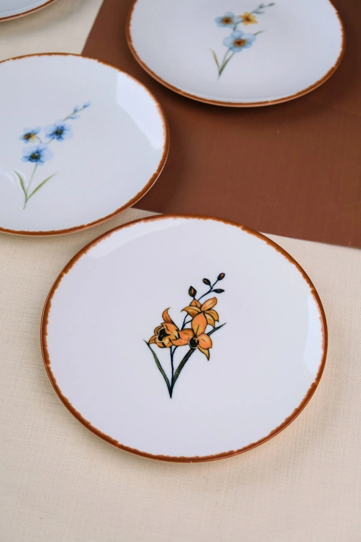 Tabak Evi Porselen Azelya Karma Pasta Tabağı Seti 19,50cm 6 Kişilik 6 Parça - tabakevi Görsel 7
