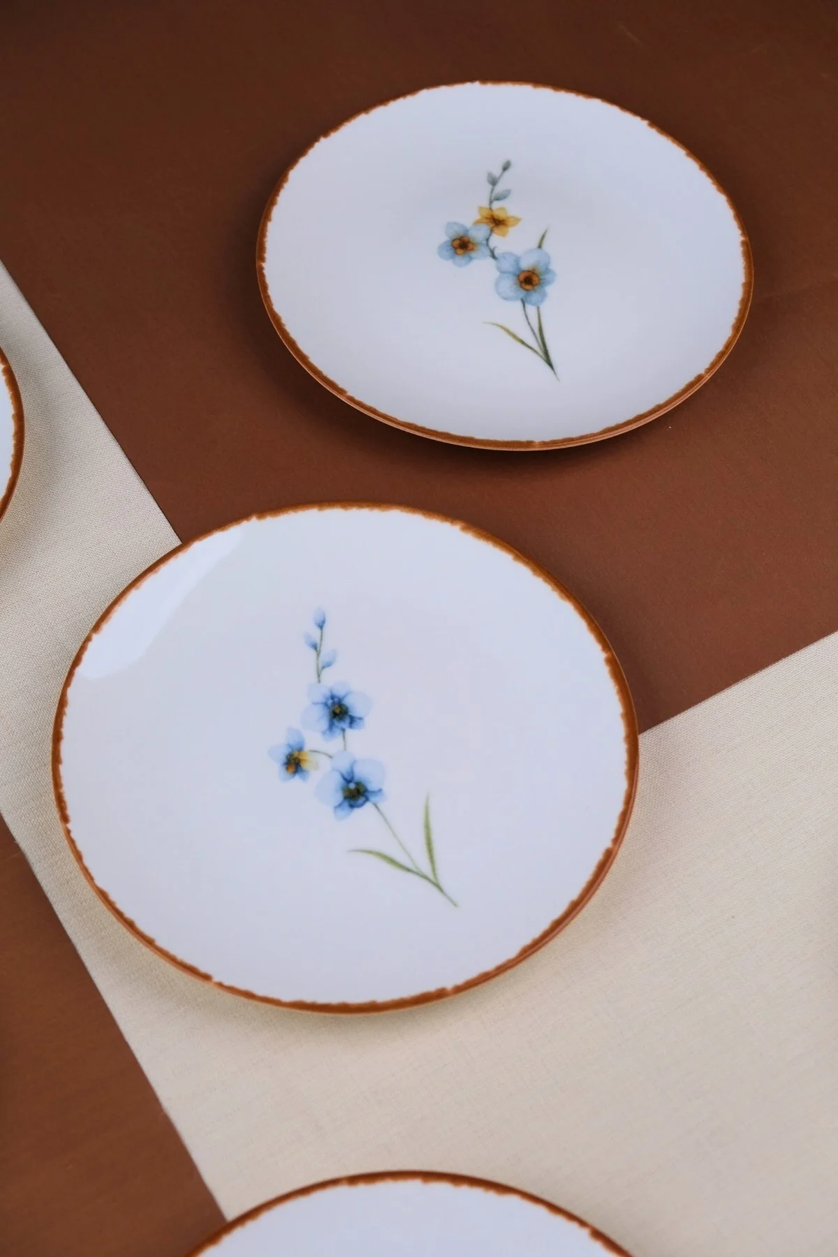Tabak Evi Porselen Azelya Karma Pasta Tabağı Seti 19,50cm 6 Kişilik 6 Parça - tabakevi Görsel 4
