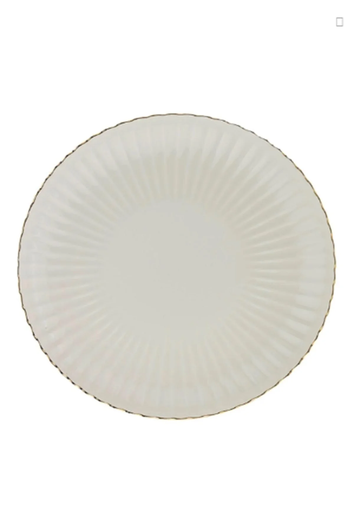 Bone Luz Altın File Pasta Tabağı 21cm 2 li - Kütahya Porselen Görsel 2