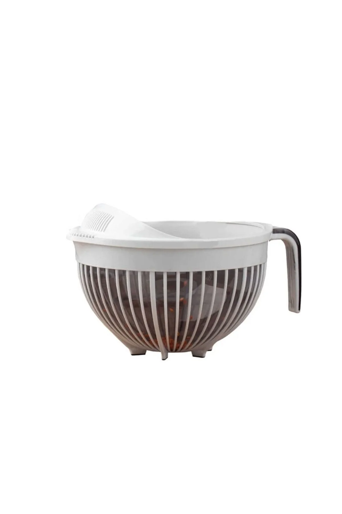 İdeas Qmix Pirinç Süzgeci Fil Dişi 3000ml 22cm - Qlüx