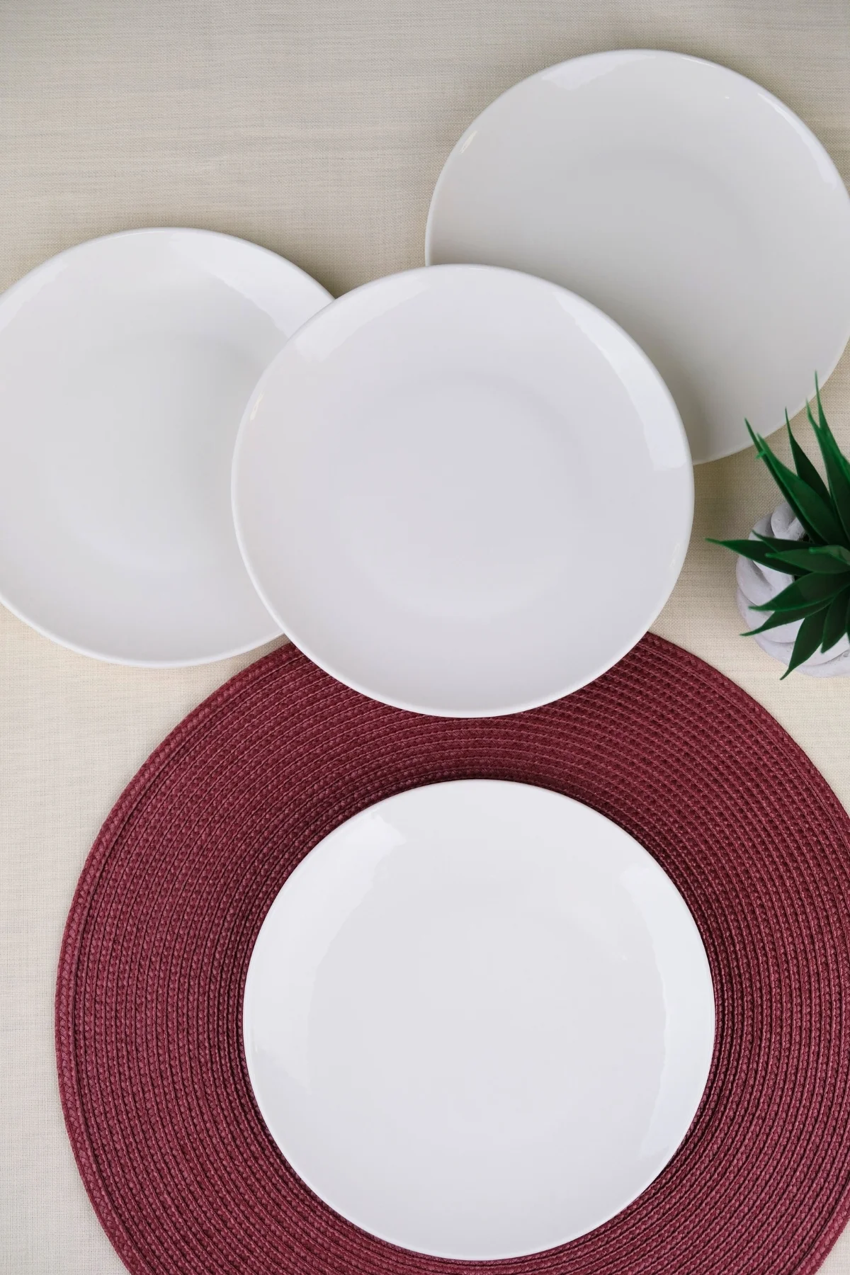 Tabak Evi Chic Pasta Tabağı 20,50cm 4 LÜ - tabakevi Görsel 2