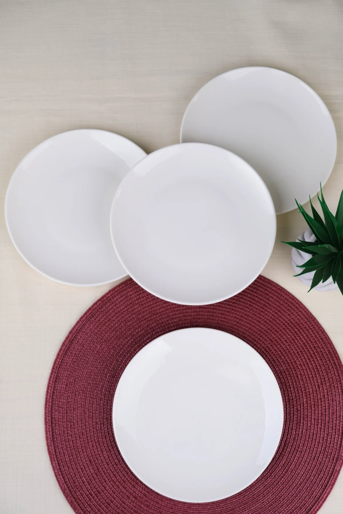 Tabak Evi Chic Pasta Tabağı 20,50cm 4 LÜ - tabakevi Görsel 4