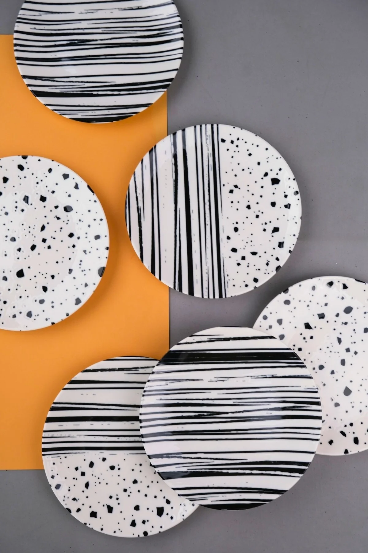 Tabak Evi Porselen Sidereal Karma Pasta Tabağı Seti 19,50cm 6 Kişilik 6 Parça - tabakevi Görsel 4