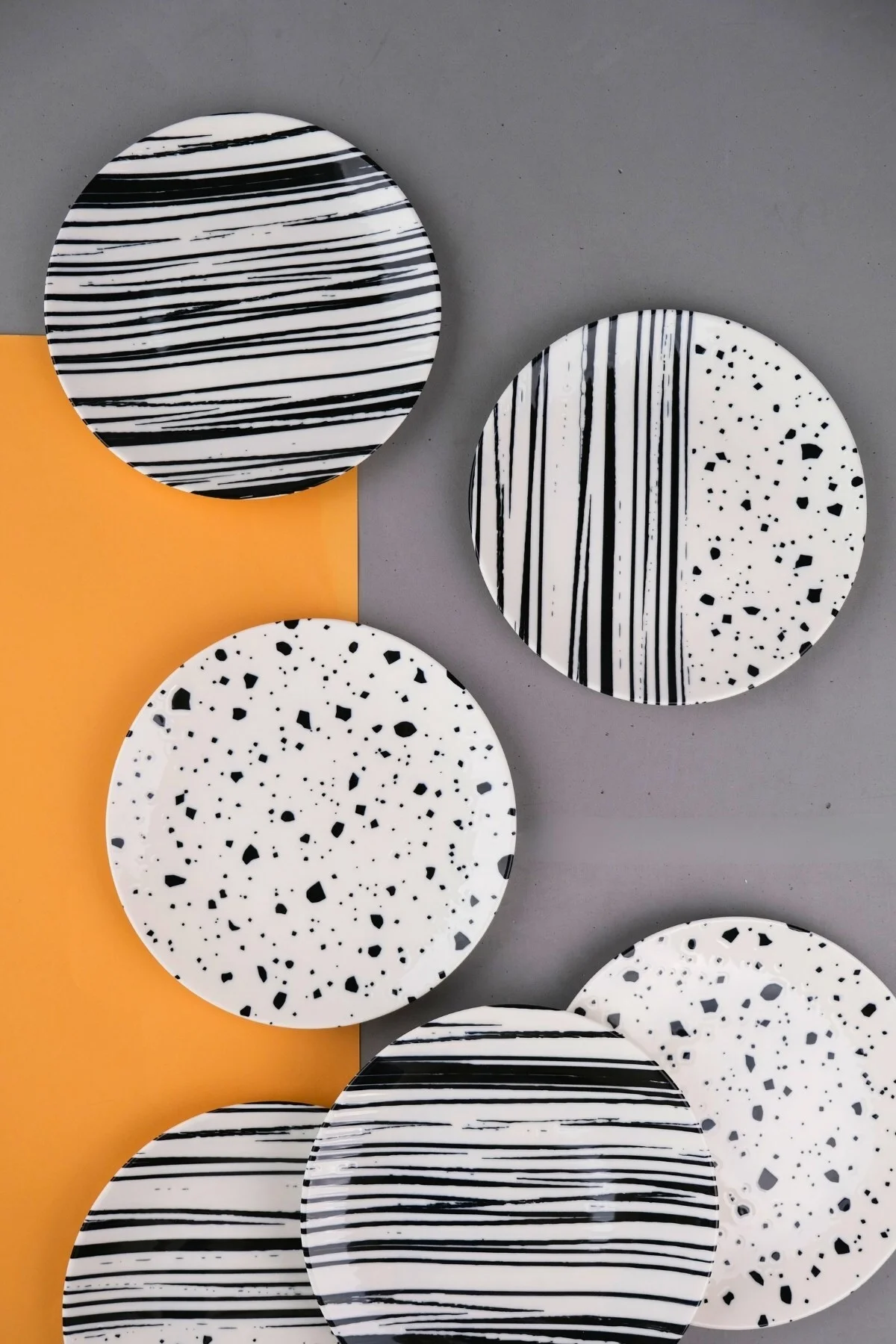 Tabak Evi Porselen Sidereal Karma Pasta Tabağı Seti 19,50cm 6 Kişilik 6 Parça - tabakevi Görsel 5