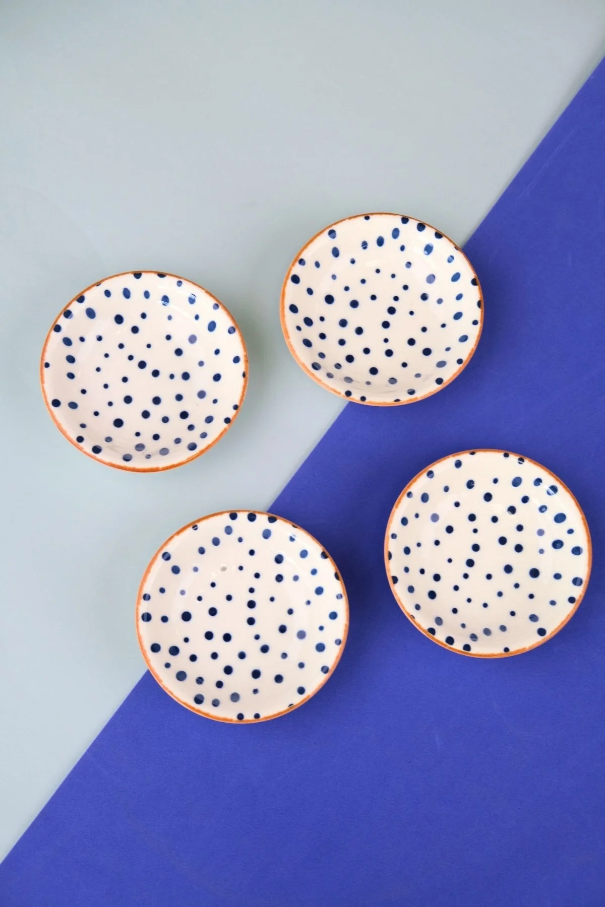 Tabak Evi Porselen Spotty Mini Kase Seti 9x2,50cm 4 Parça - tabakevi Görsel 4