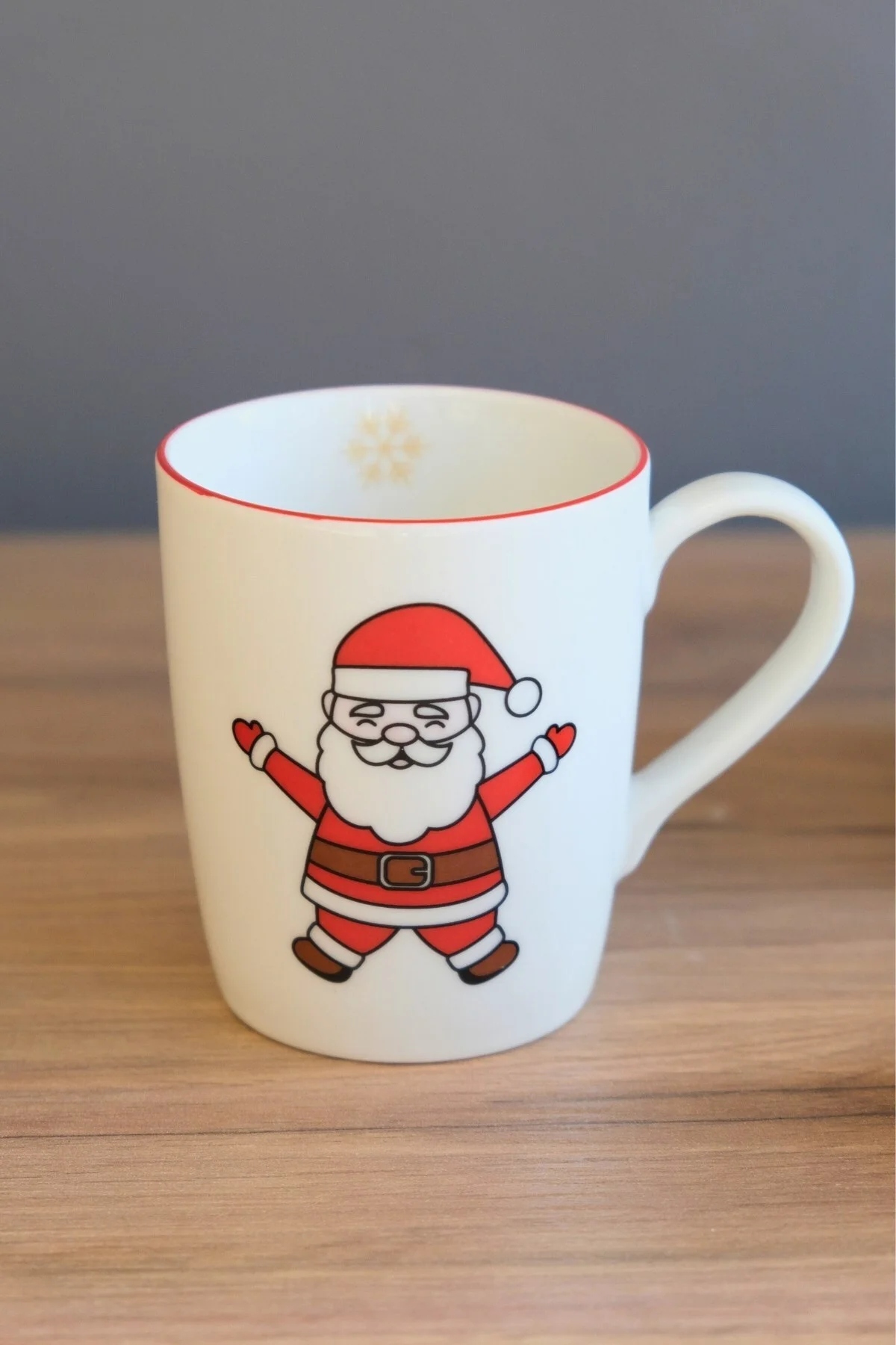 Tabak Evi Porselen Noel Baba Kulplu Mug Kupa 220 ml - tabakevi Görsel 2