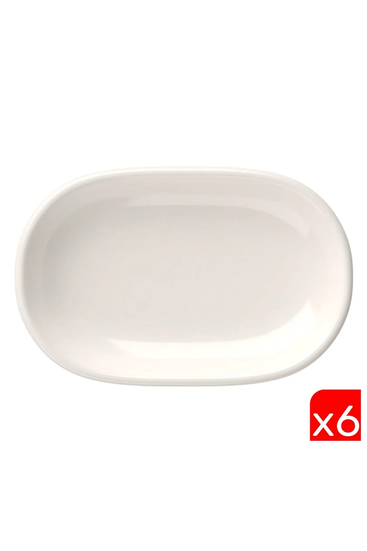 Tabak Evi Magnus Oval Kayık Tabak 27,50x17,50x3cm 6 LI