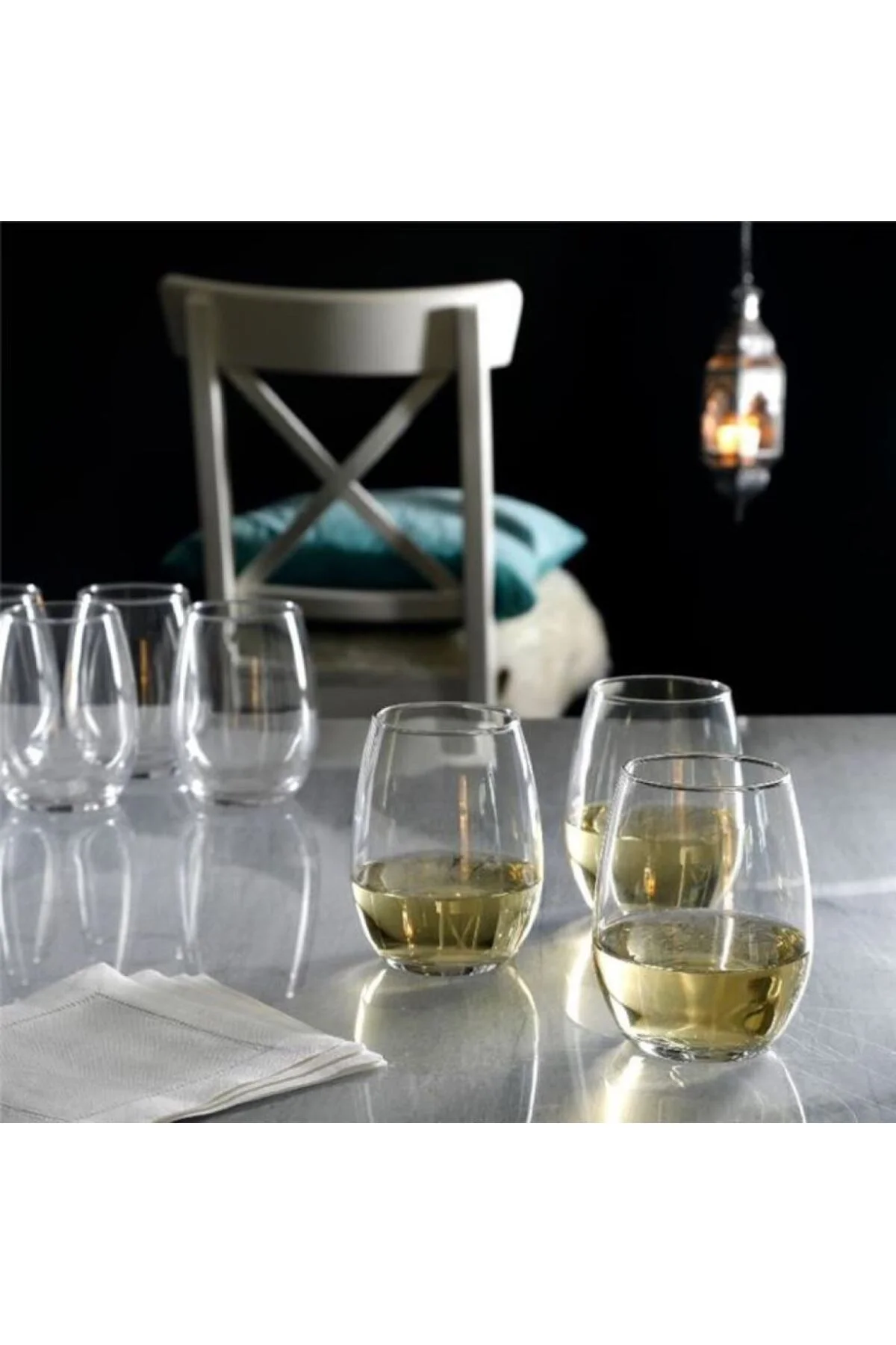 AMBER GLASS WINE STEMWARE 6 PCSSET - Paşabahçe Görsel 6