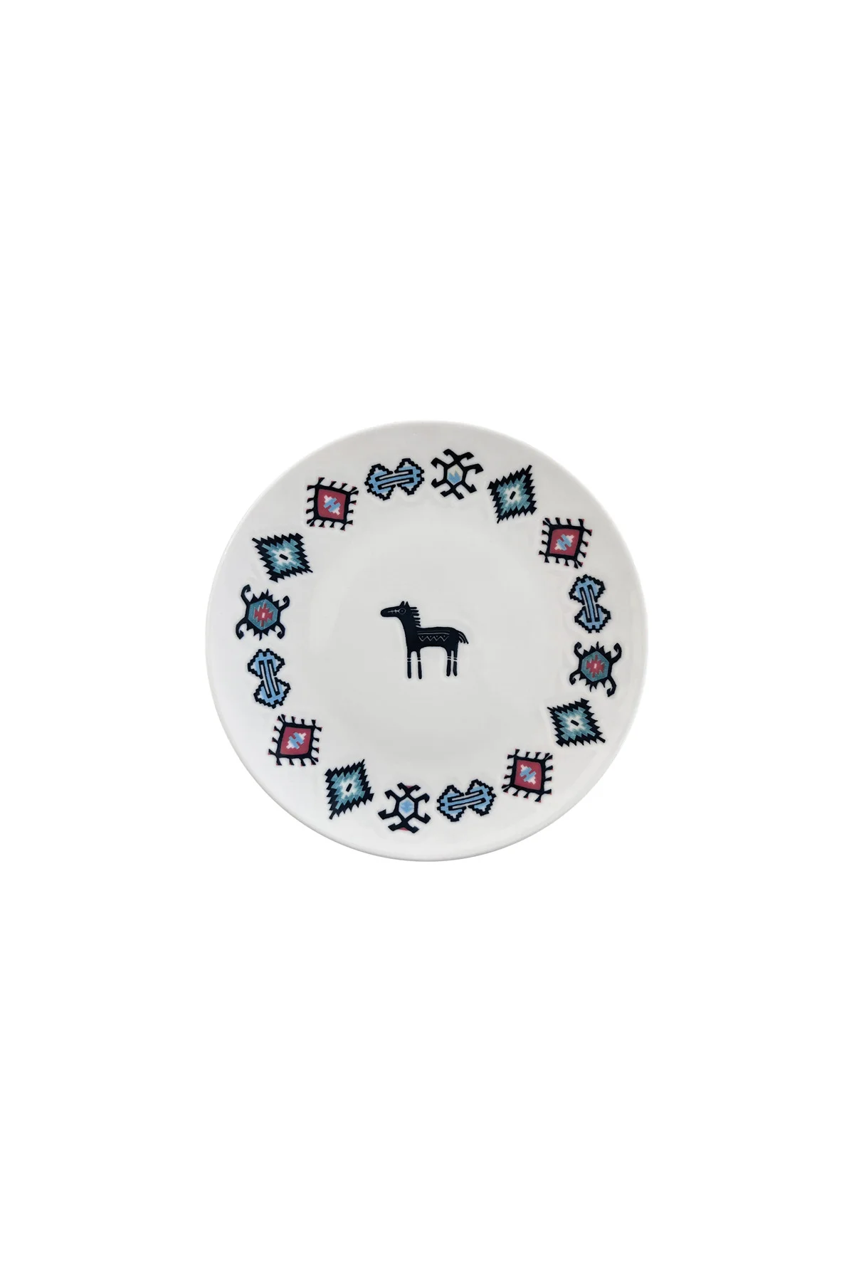 Porselen Hitit Pasta Tabağı Takımı 21cm 6 Parça TVL6PSTPRS1234 - PORSER Görsel 2