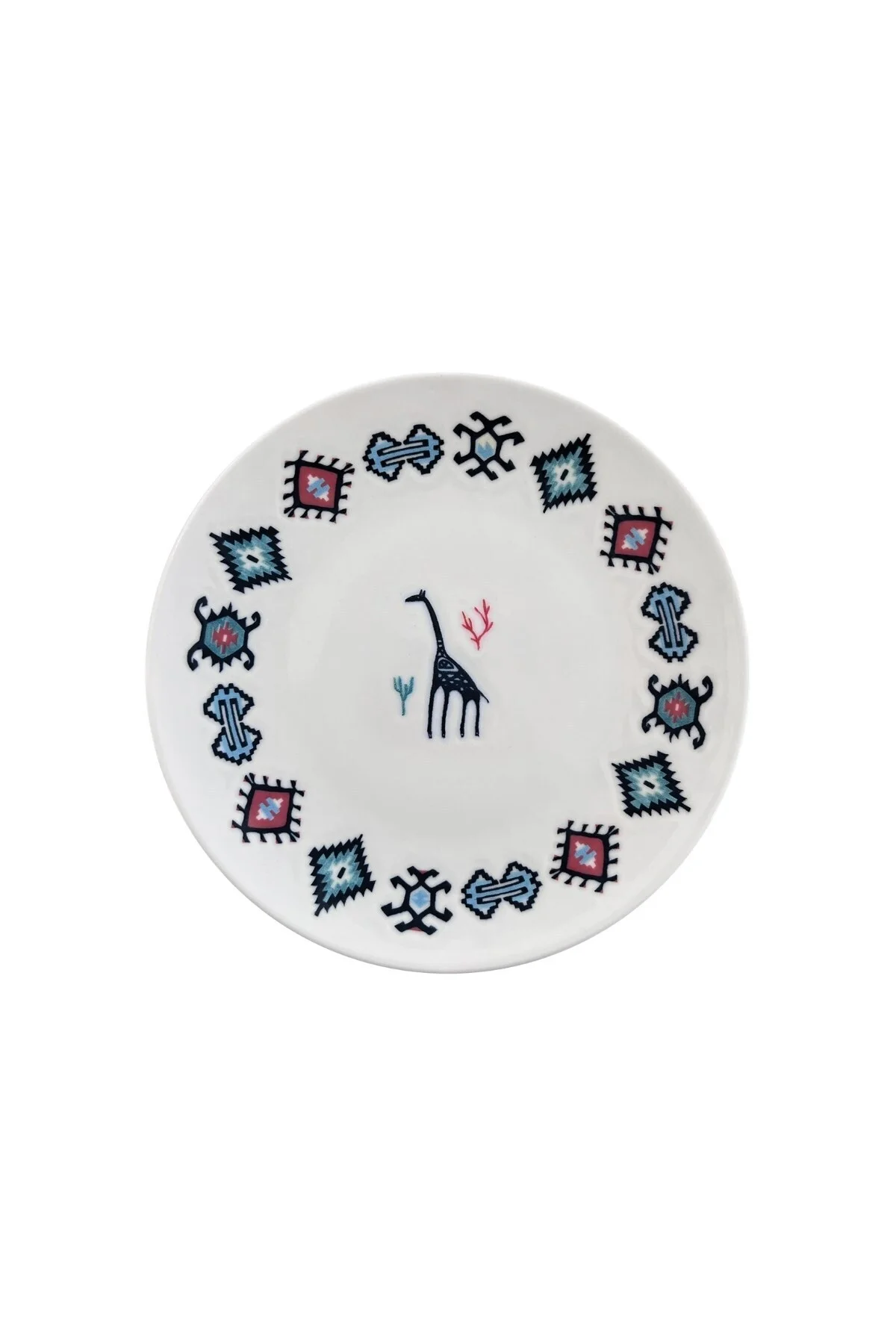 Porselen Hitit Pasta Tabağı Takımı 21cm 6 Parça TVL6PSTPRS1234 - PORSER Görsel 3