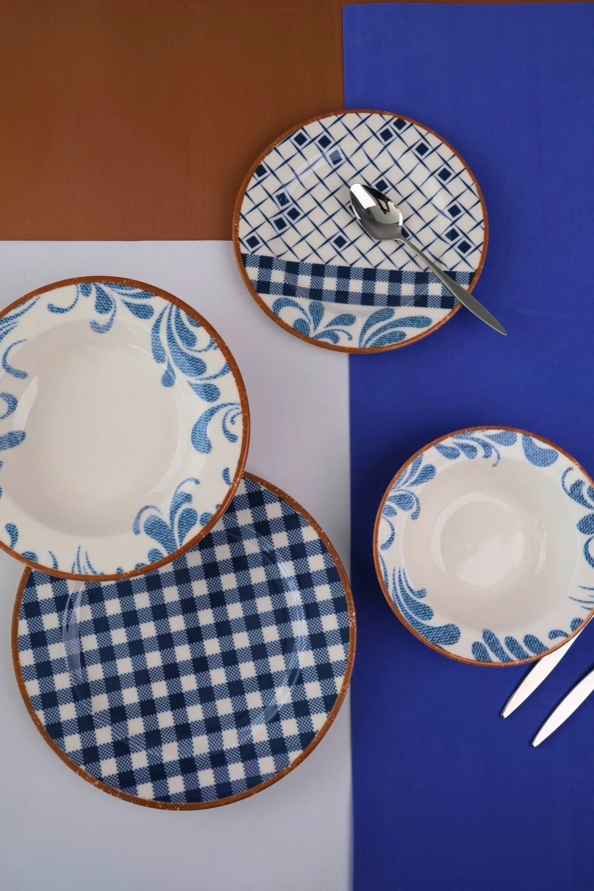 Tabak Evi Porselen Lindy Yemek Takımı 6 Kişilik 24 Parça BNS24YKPRS1216 - tabakevi Görsel 2