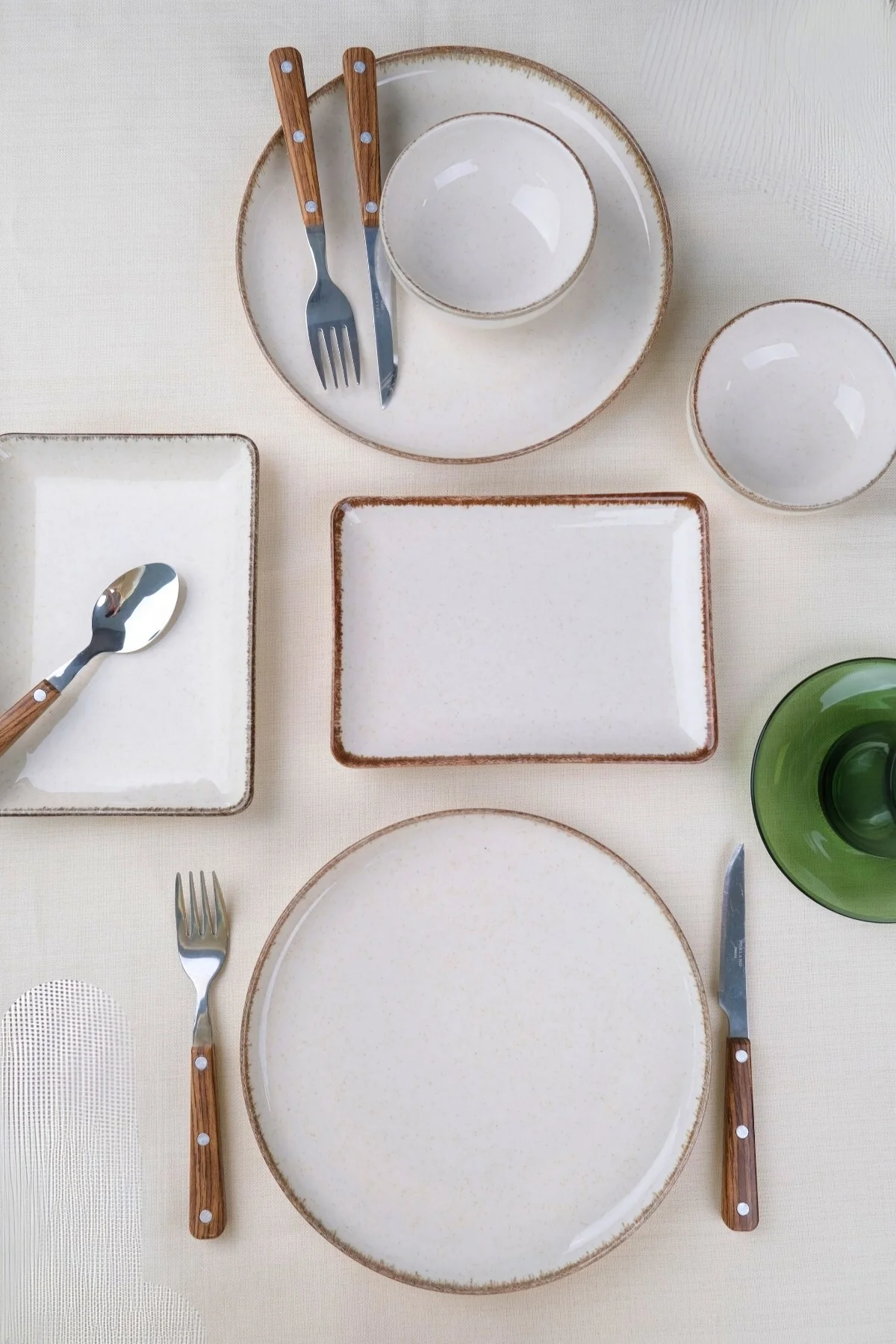 Moderna Kahvaltı Takımı Tarçın 6 Parça 2 Kişilik