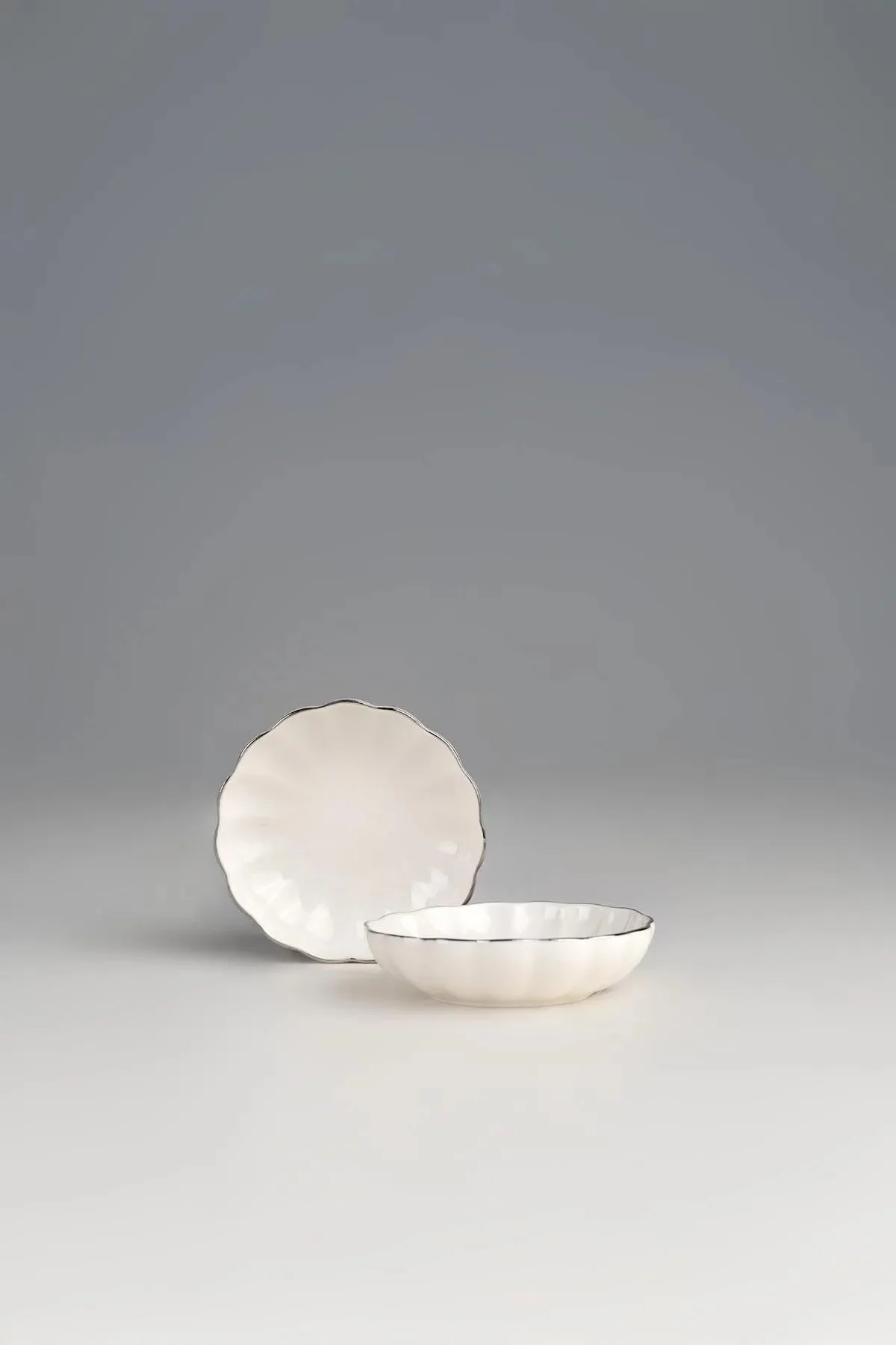 Bone Luz Kase Platin File 6 Parça 8cm BNLZF08KSS2220 - Kütahya Porselen Görsel 3