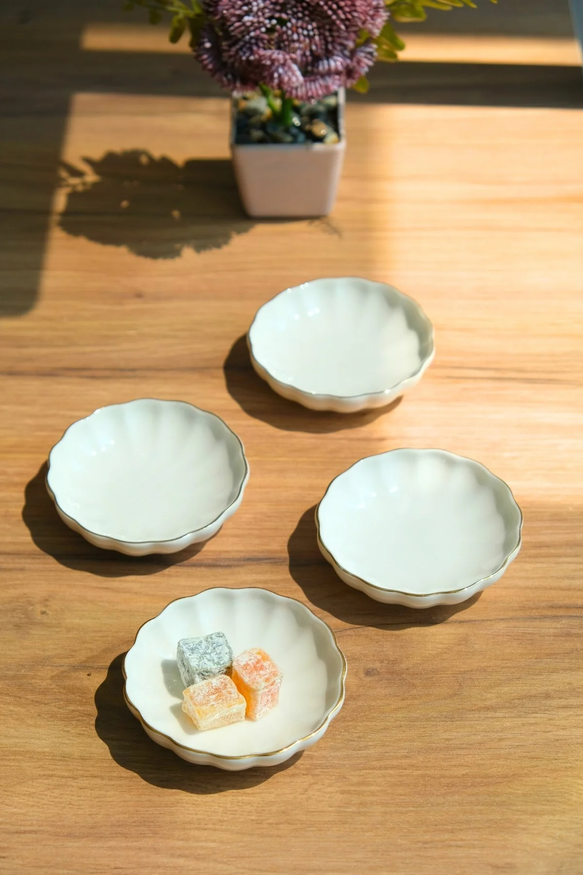 Bone Luz Kase Altın File 4 Parça 8cm BNLZF08KSS220 - Kütahya Porselen Görsel 4