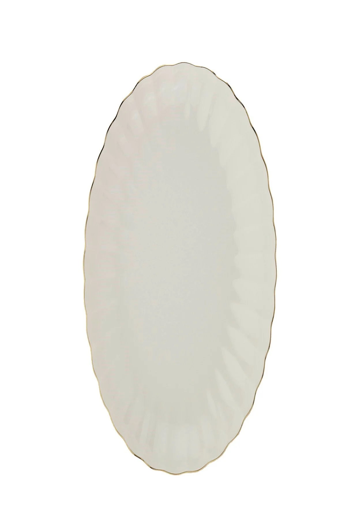 Bone Luz Altın File Kayık Tabak 27x19cm Tekli BNLZF28KY20