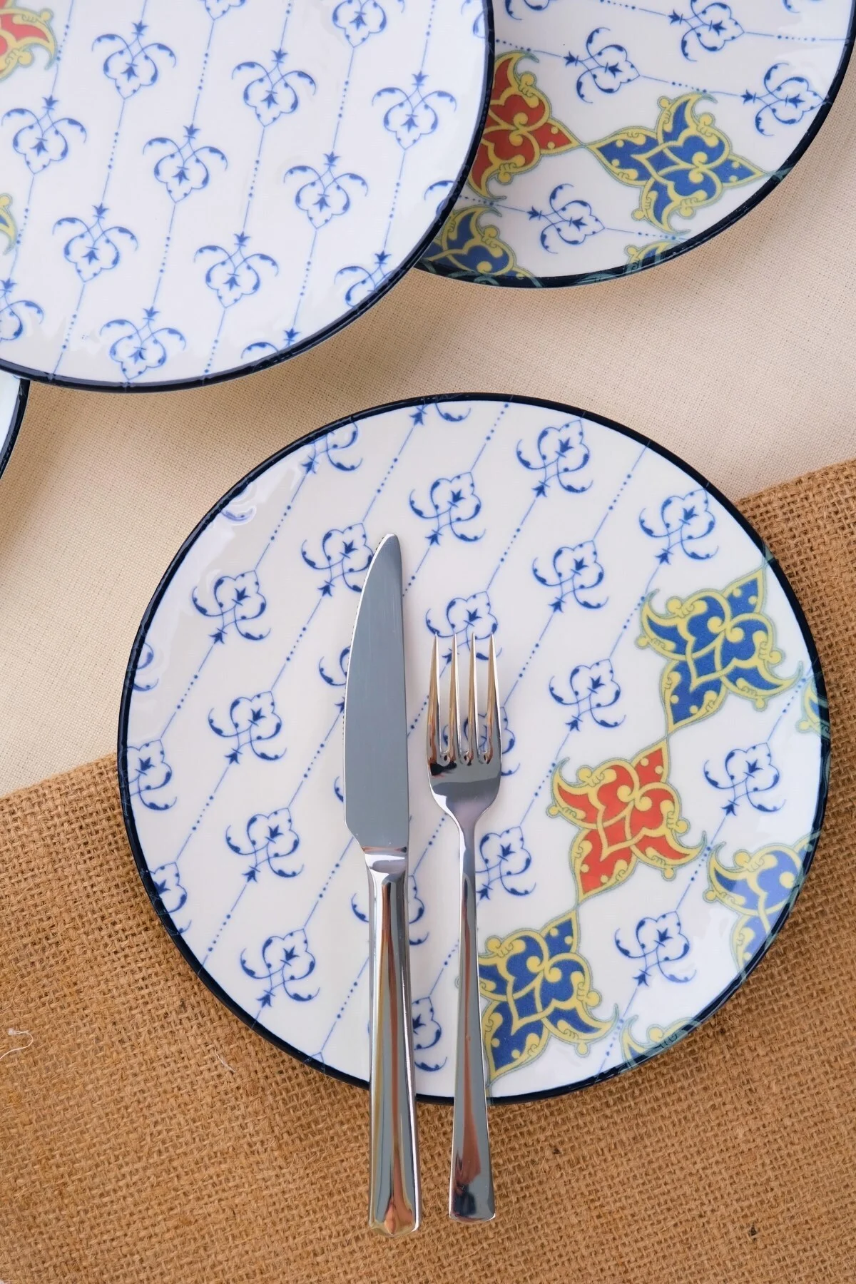 Tabak Evi Porselen Audrey Pasta Takımı 20cm 4 Kişilik 4 Parça TVL4PTPRS1211 - tabakevi Görsel 2