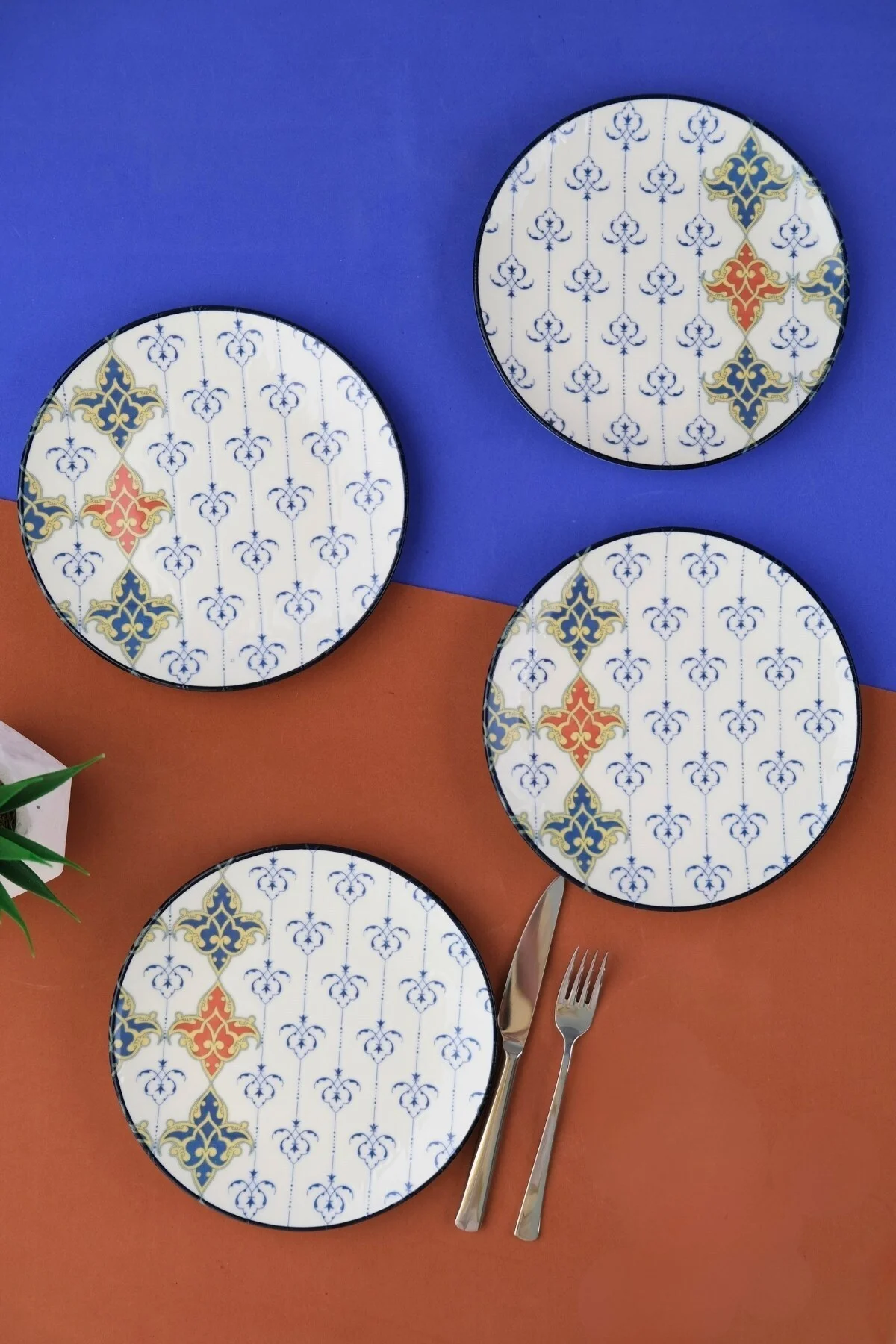Tabak Evi Porselen Audrey Pasta Takımı 20cm 4 Kişilik 4 Parça TVL4PTPRS1211 - tabakevi Görsel 3