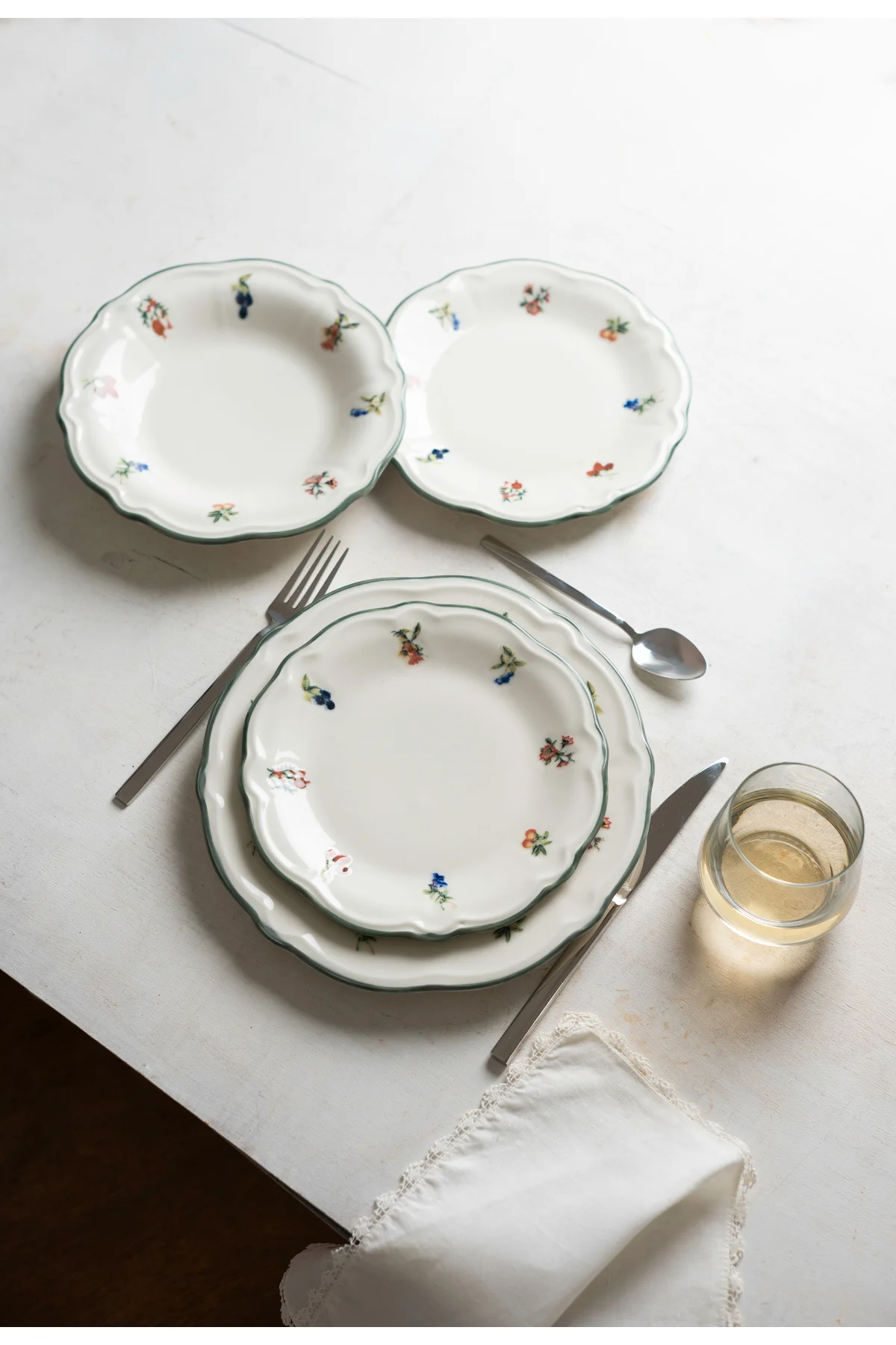 Vintage Rose Fulya 24 Parça 6 Kişilik Yemek takımı - PORSER Görsel 5